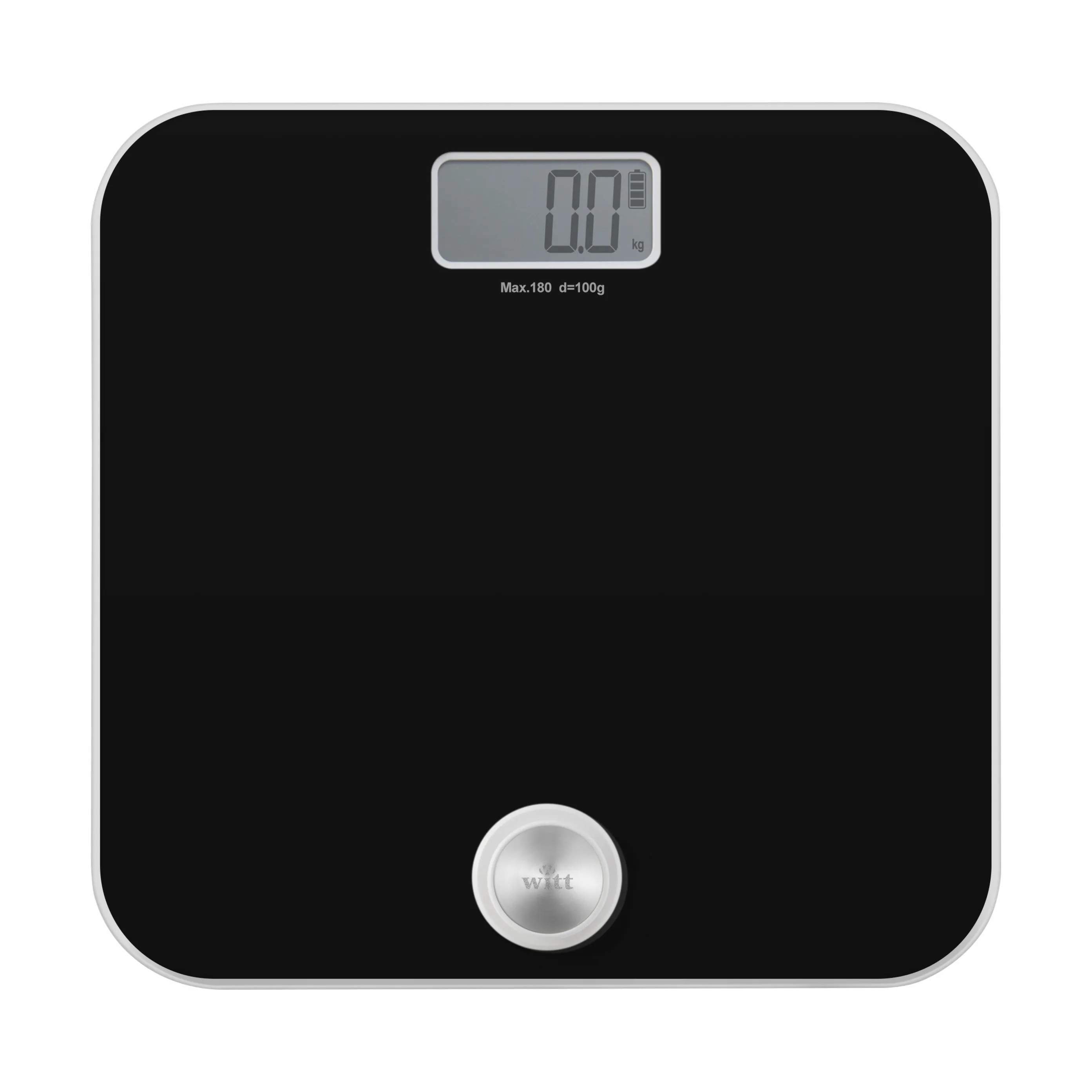 Witt Badevægte Personvægt i Sort/hvid, 1