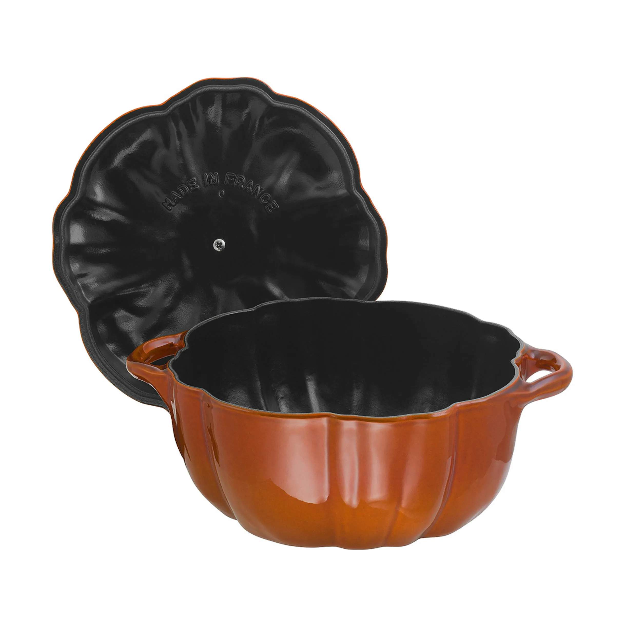 Staub Stegesøer Ceramic by Staub Græskar Cocotte i Kanel, 3.5 L, 4