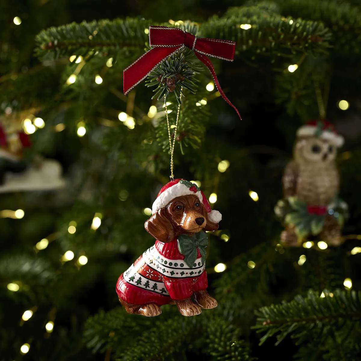 Spode Juleophæng Christmas Tree Juleophæng - Gravhund i julesweater i Gravhund i julesweater, 2