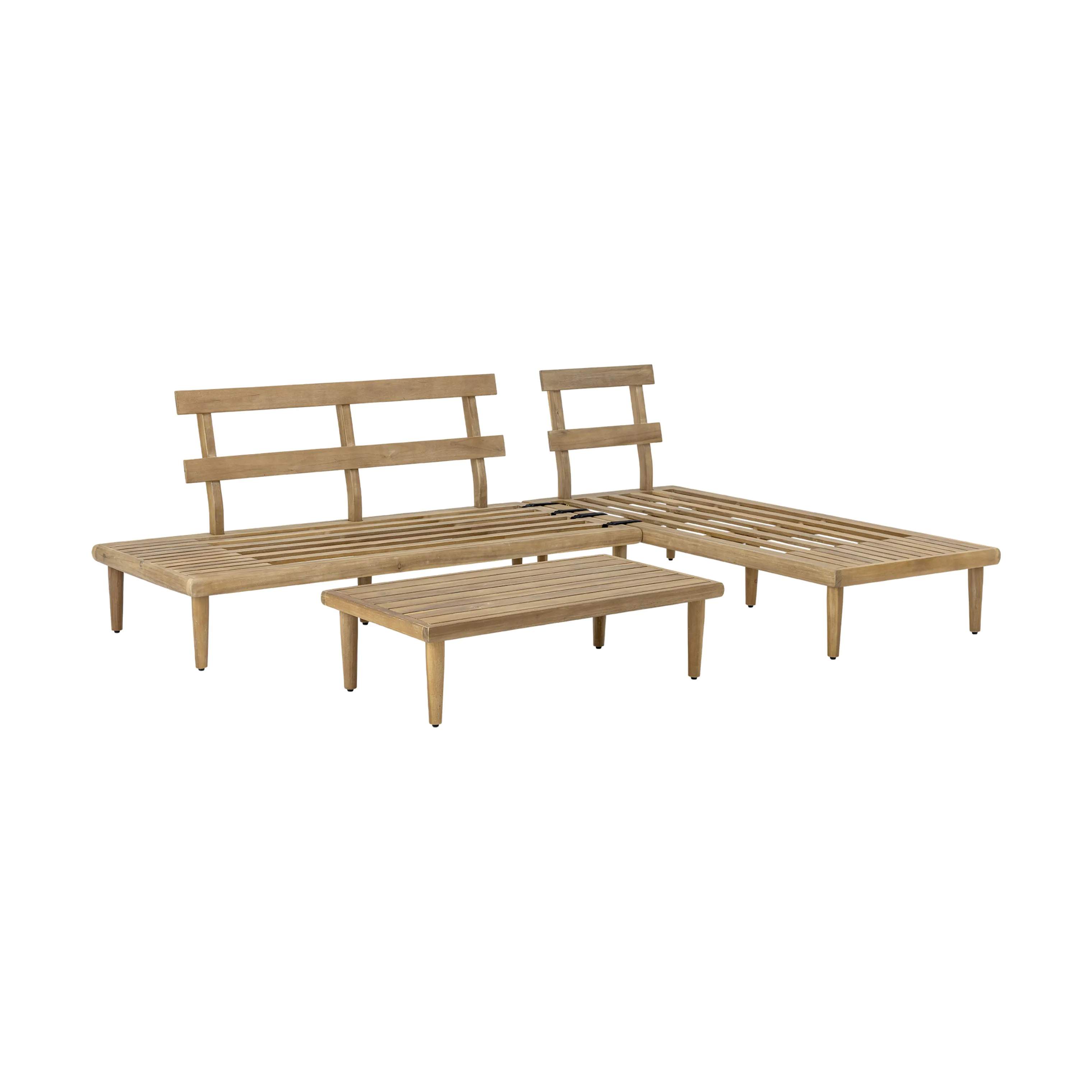 Bloomingville Loungesæt Cesano Loungesæt i Natur, 3