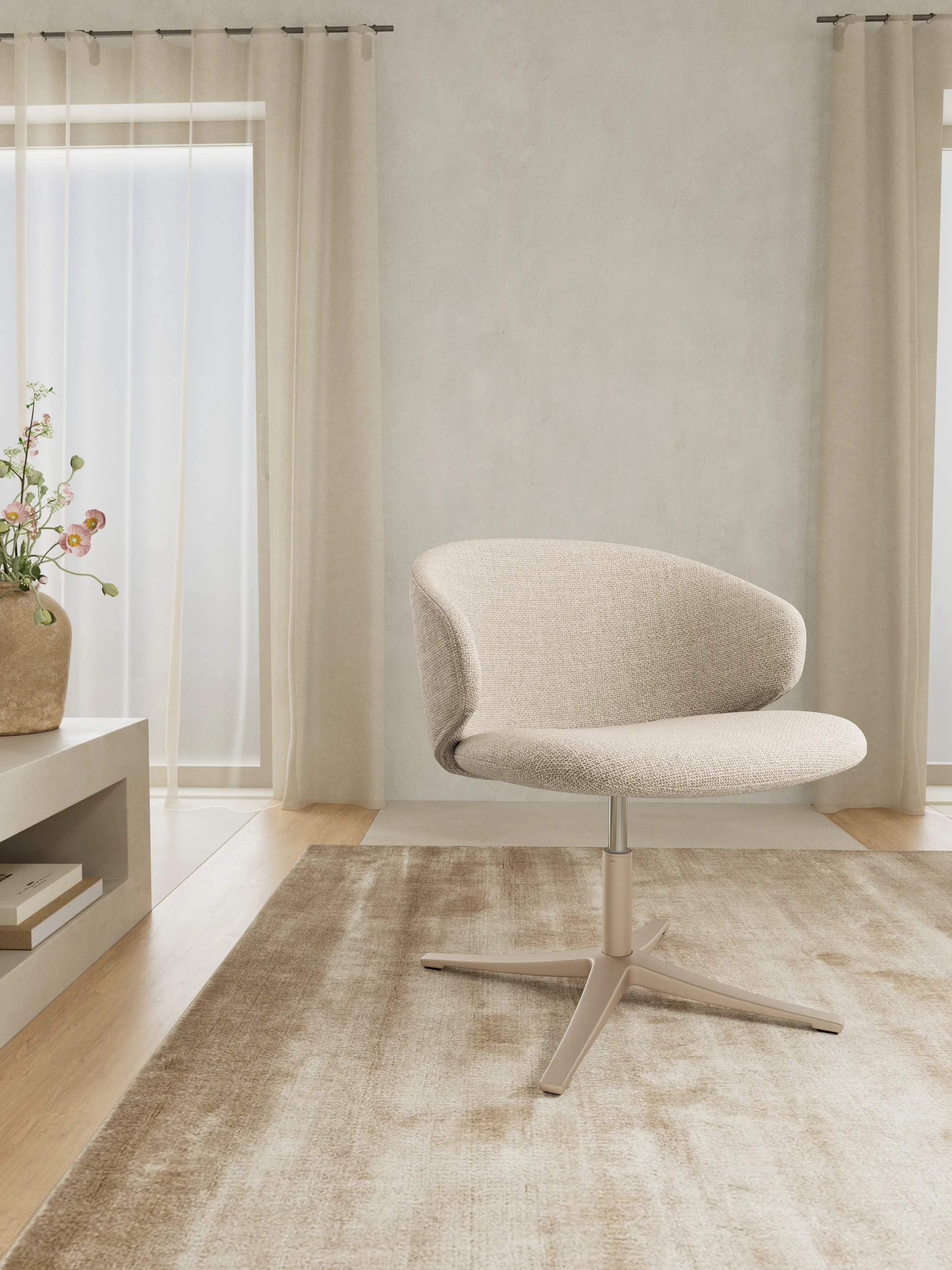 CASA Living Lænestole Ella Loungestol i Beige, 2