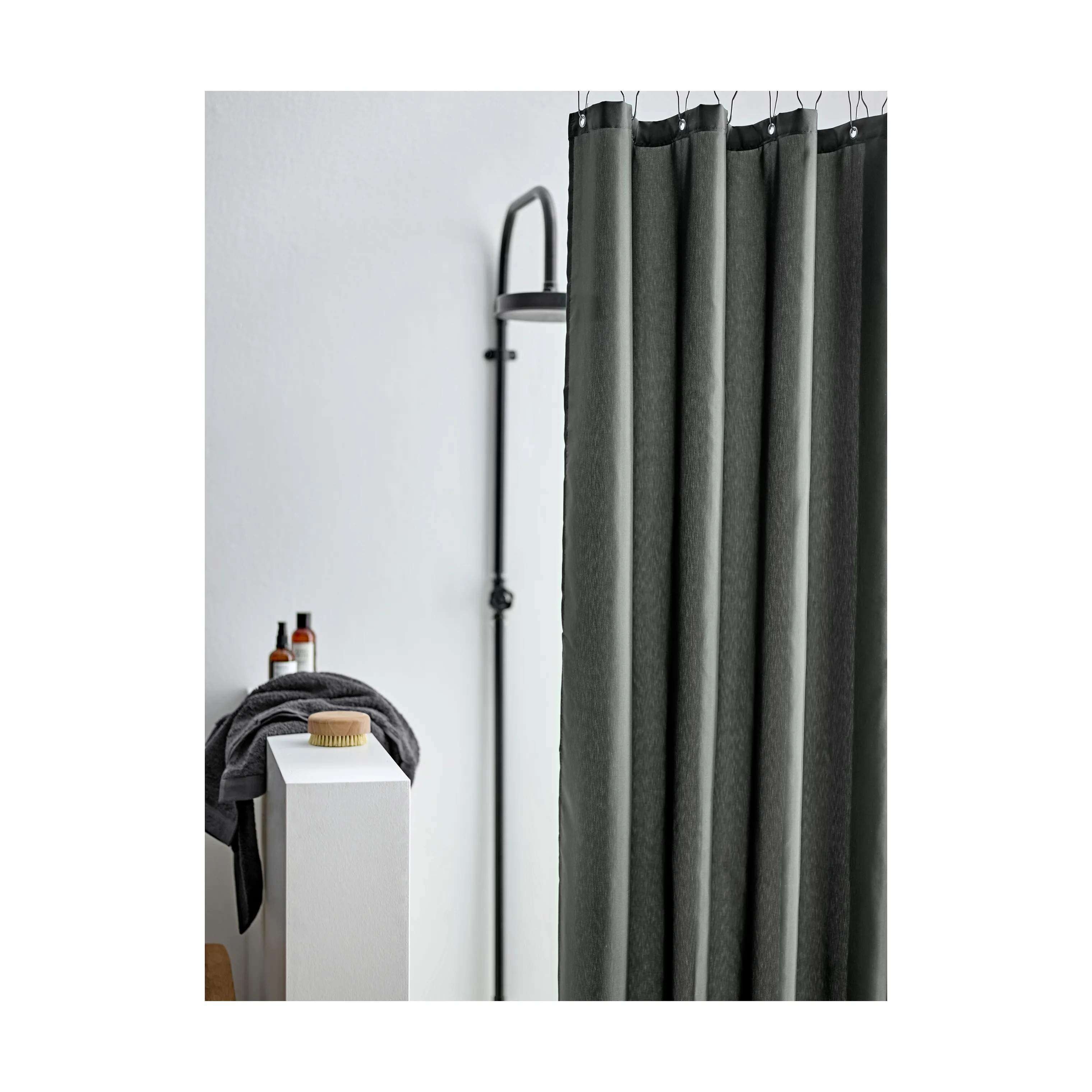 Södahl Badeforhæng Comfort Badeforhæng i Grå, B180 x L200 cm, 2