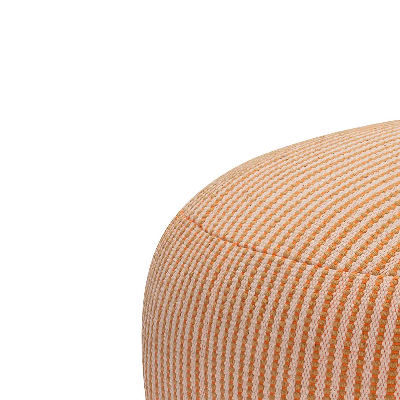 Hübsch Puffer Mochi Puf i Beige/Orange/Sand, 2