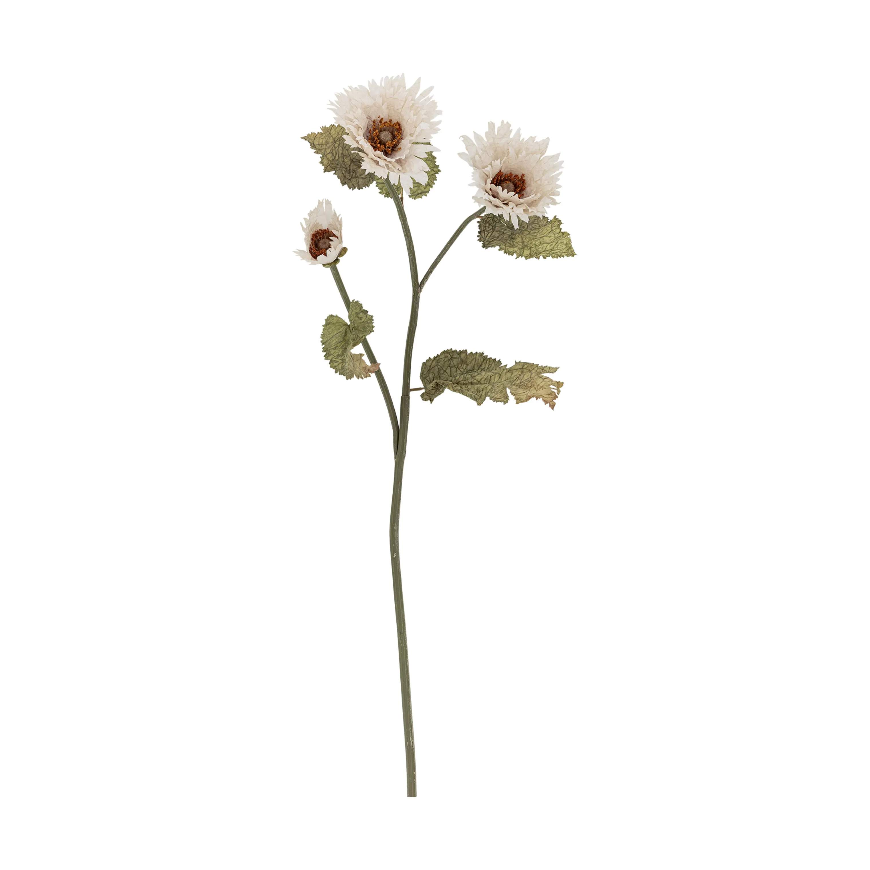 Bloomingville Kunstige blomster Kunstig blomst - Chrysantemum stilk i Hvid/lyserød, 1