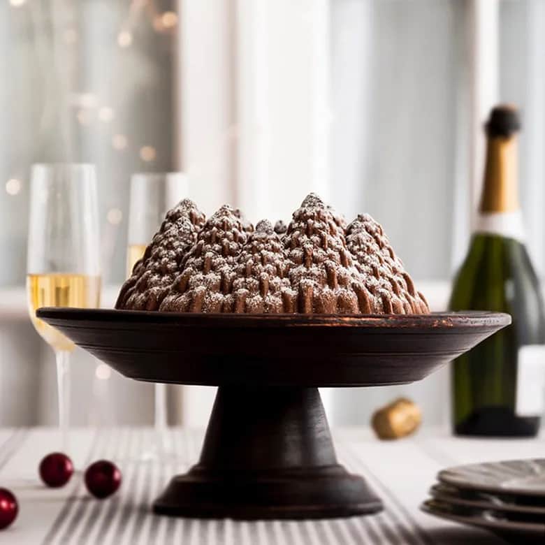 Nordic Ware Øvrige bageforme Pine Forest Bundt Kageform i Sølvfarvet, 2