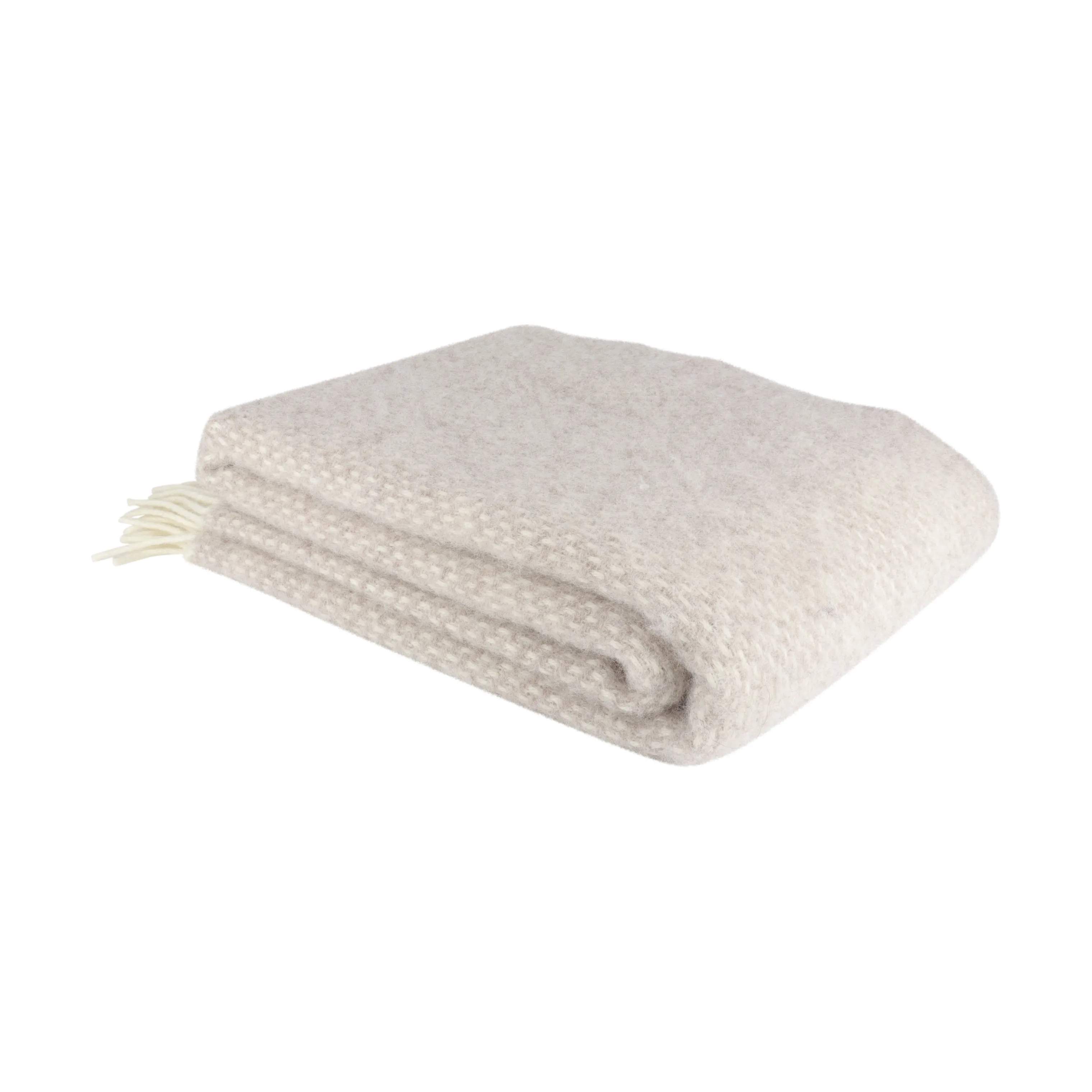 Rosenhills Væveri Plaider Clare Plaid i Beige, 1