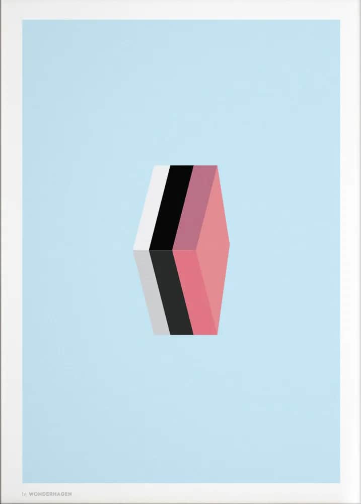 Poster&Frame Plakater Plakat Liquorice i B70 x L100 cm, 1