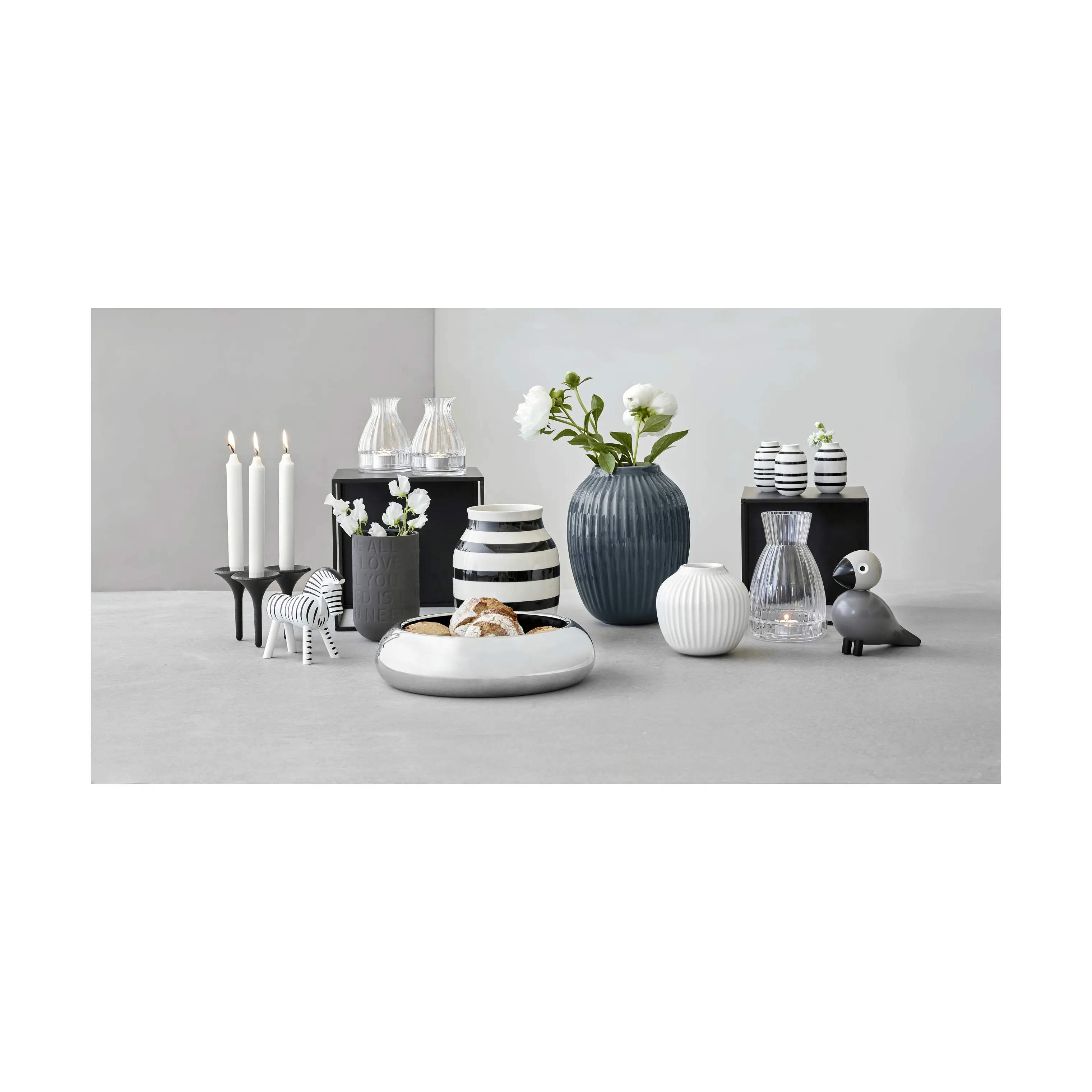 Kähler Vaser Hammershøi Vase i Antracitgrå, 25,5 cm, 2