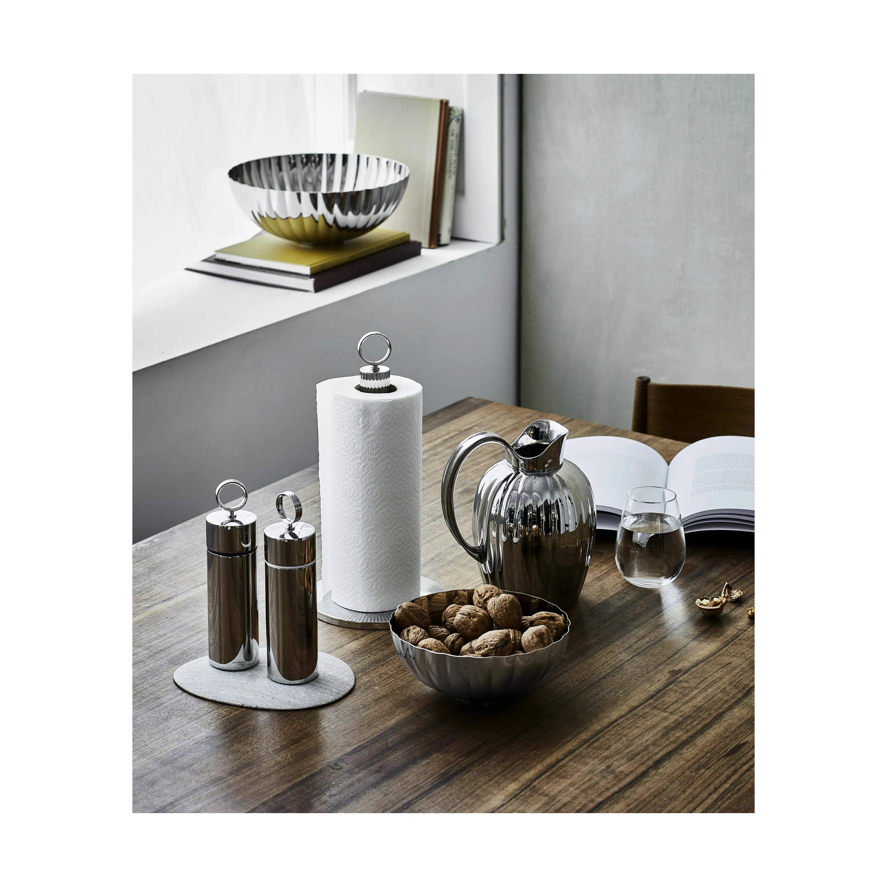 Georg Jensen Kværnsæt Bernadotte Kværnsæt i Sølvfarvet, 2