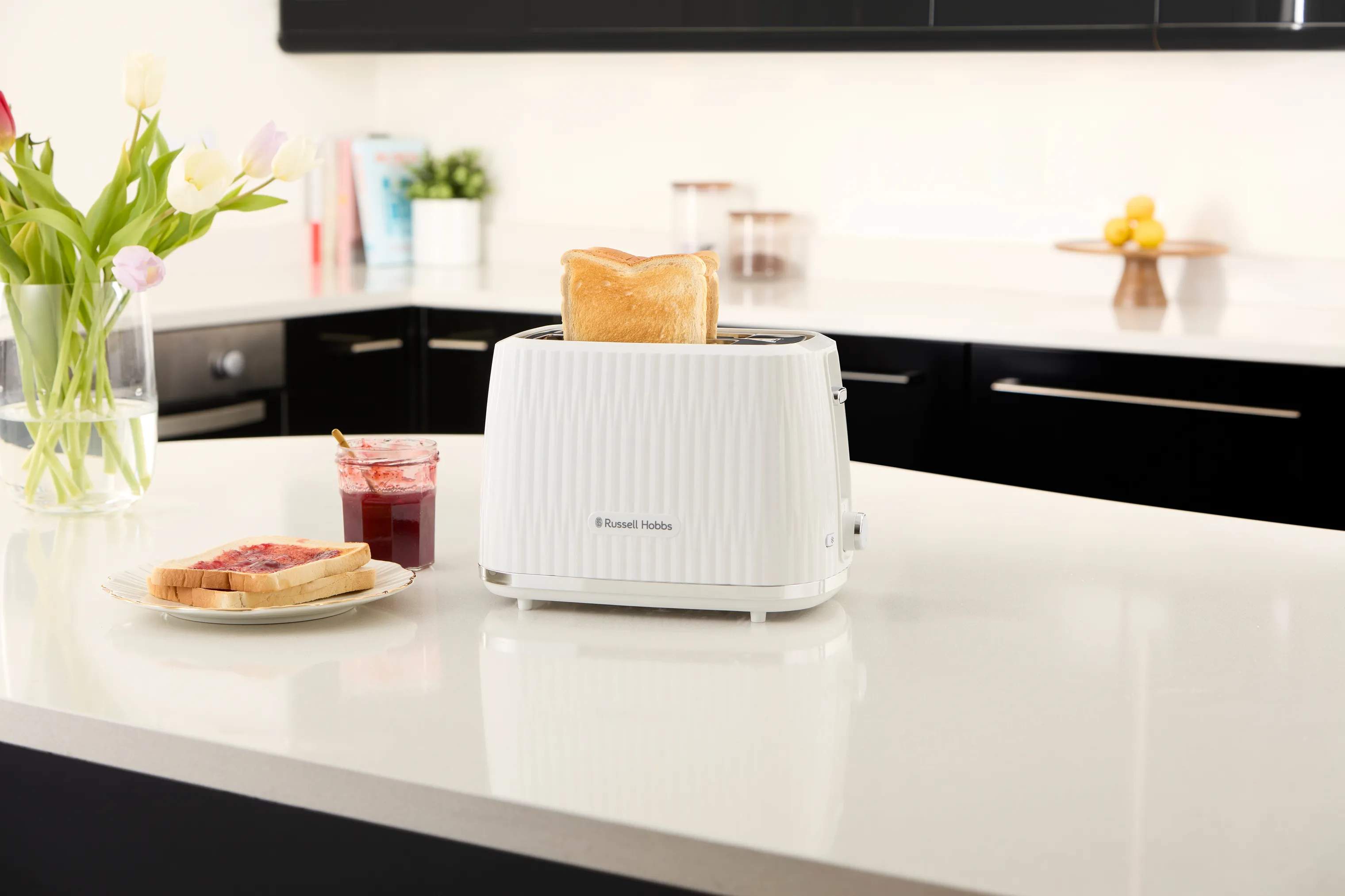 Russell Hobbs Brødristere Eden Brødrister i hvid, 2