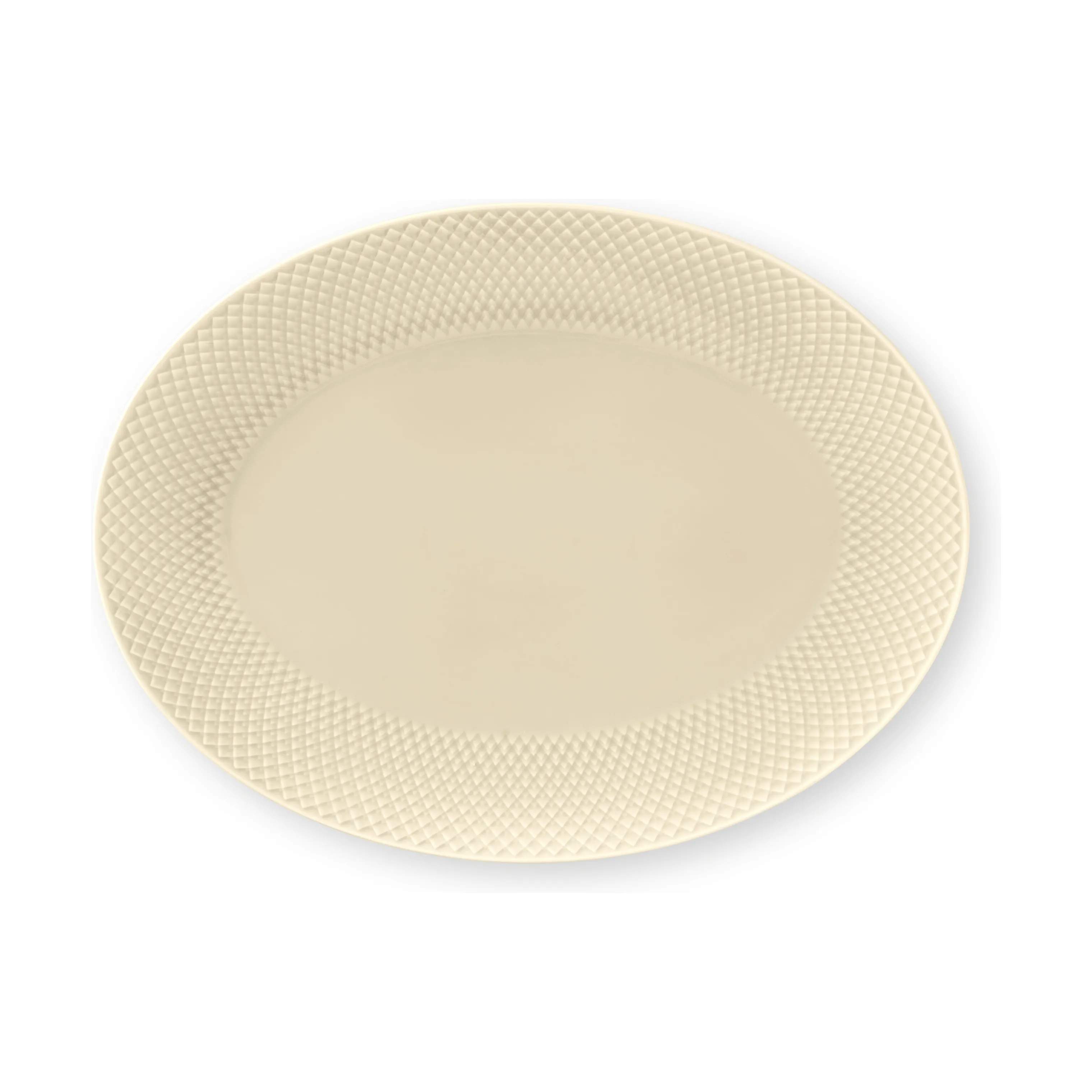 Lyngby Porcelæn Serveringsfade Rhombe Earth Serveringsfad i Marble, 1