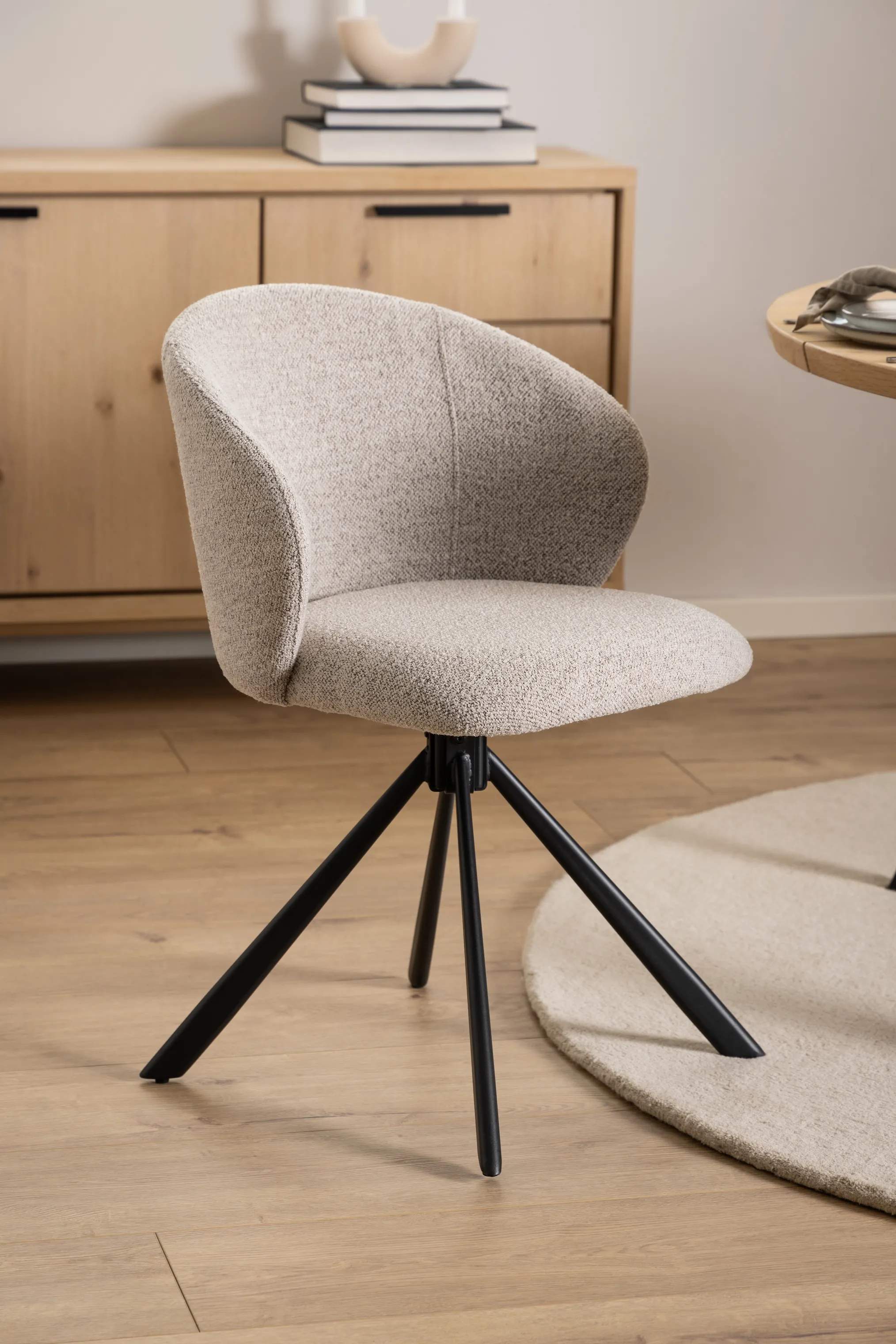 CASA Living Spisebordsstole Pippa Spisebordsstol - 2 stk. i Beige, 3