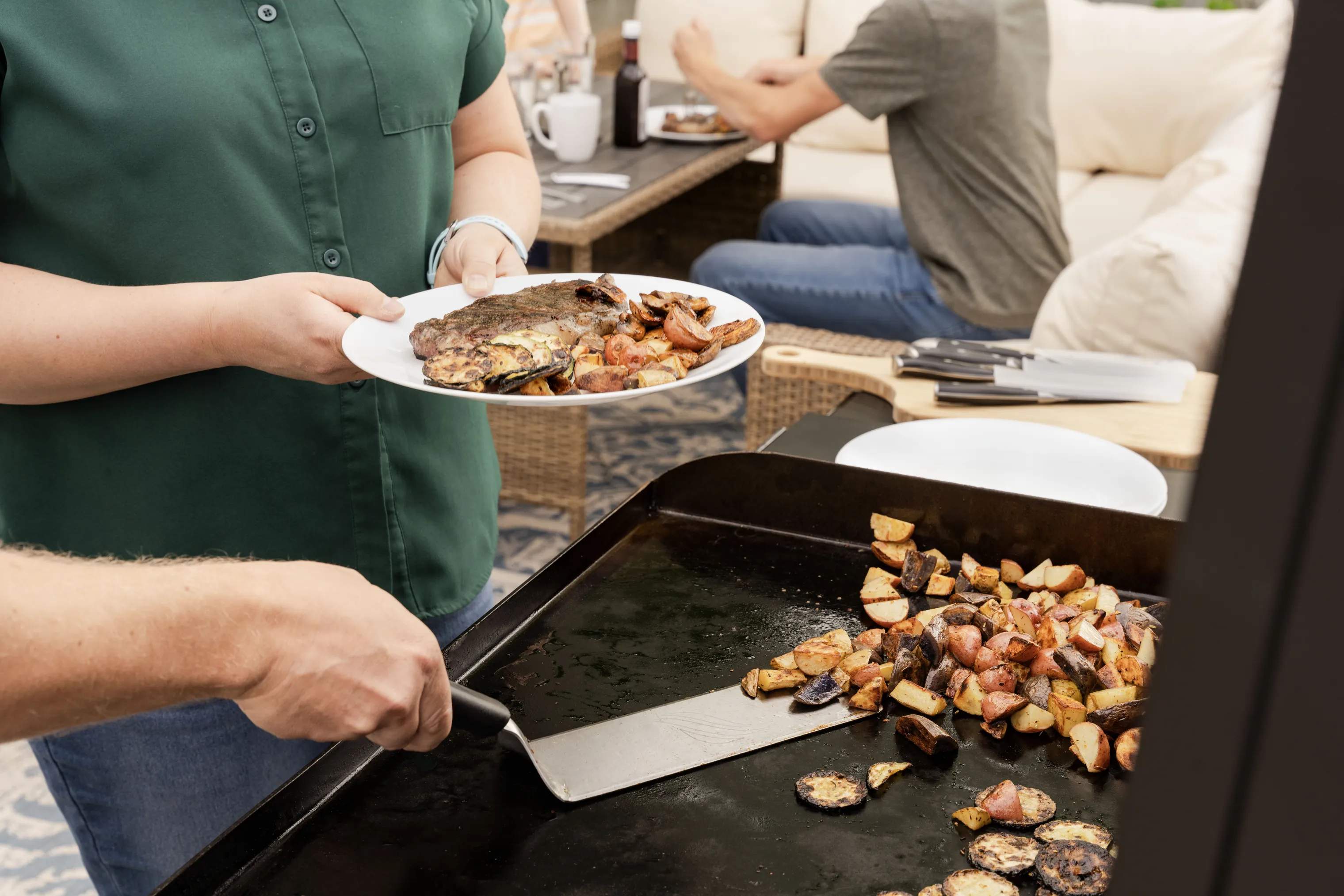 Blackstone plancha grill Omnivore 36” Plancha Grill m. låg i sort, 5
