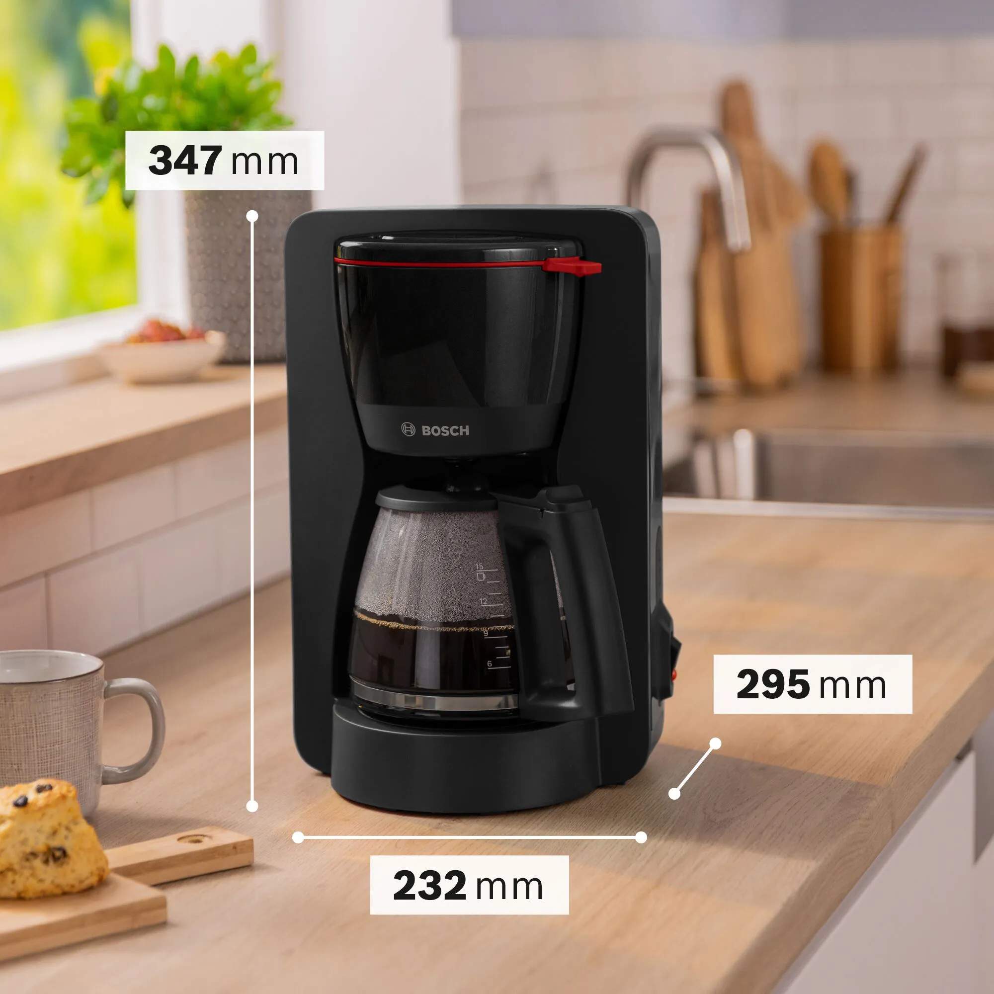 Bosch Kaffemaskiner Mymoment Kaffemaskine i Sort, 2
