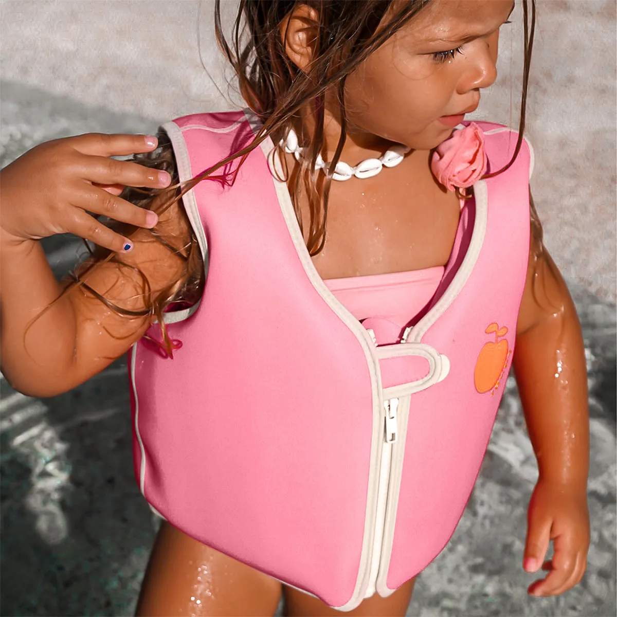 Sunnylife Badeudstyr Poppy The Peach Svømmevest i 3-6 år, 2