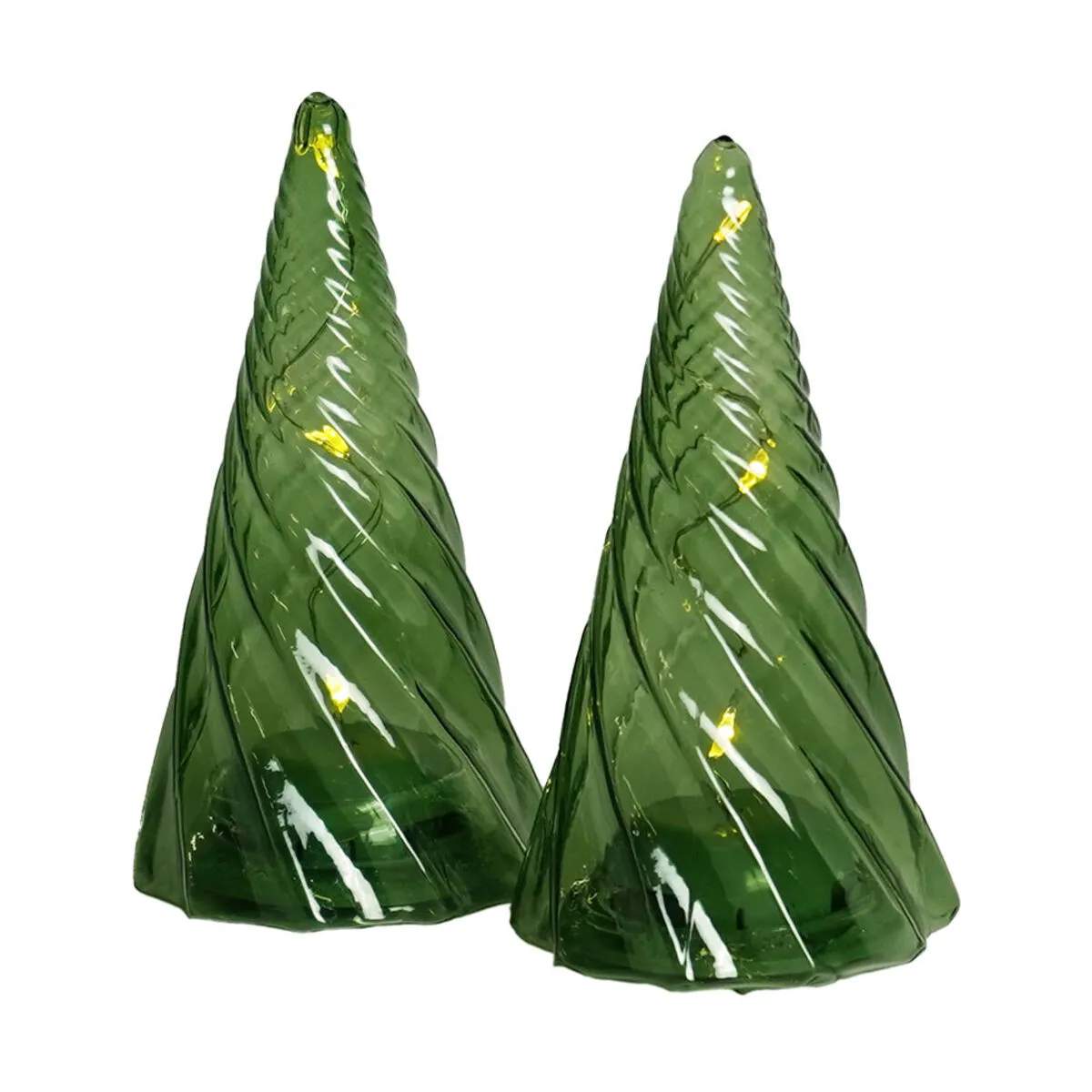 Sirius LED-lys Vilma LED Juletræ - 2 stk. i Grøn, 11 cm, 1