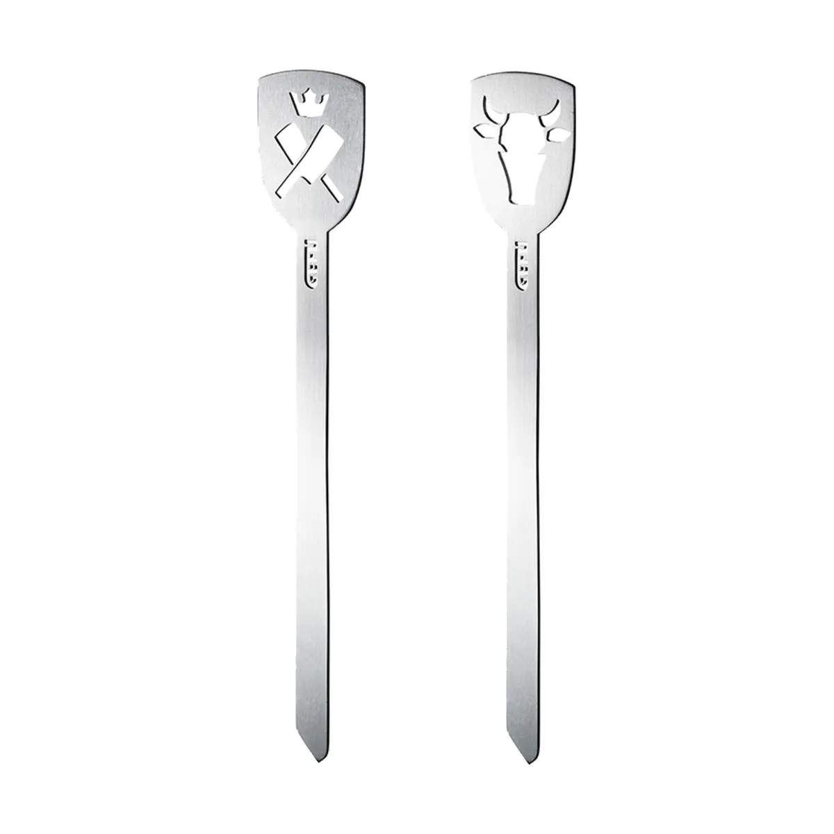 Gefu Øvrigt køkkengrej Torro Hamburgerspyd - 2 stk. i Stålfarvet, 1