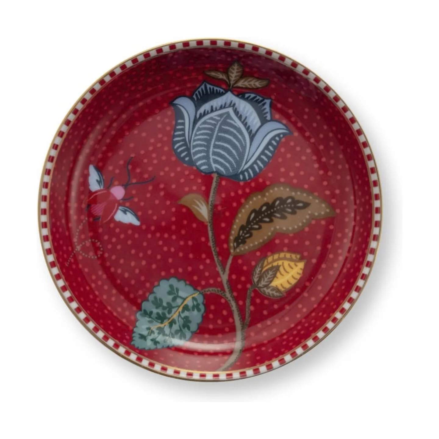 PIP Studio Kagetallerkener Blooming Tales Teposeholder i Rød, 1