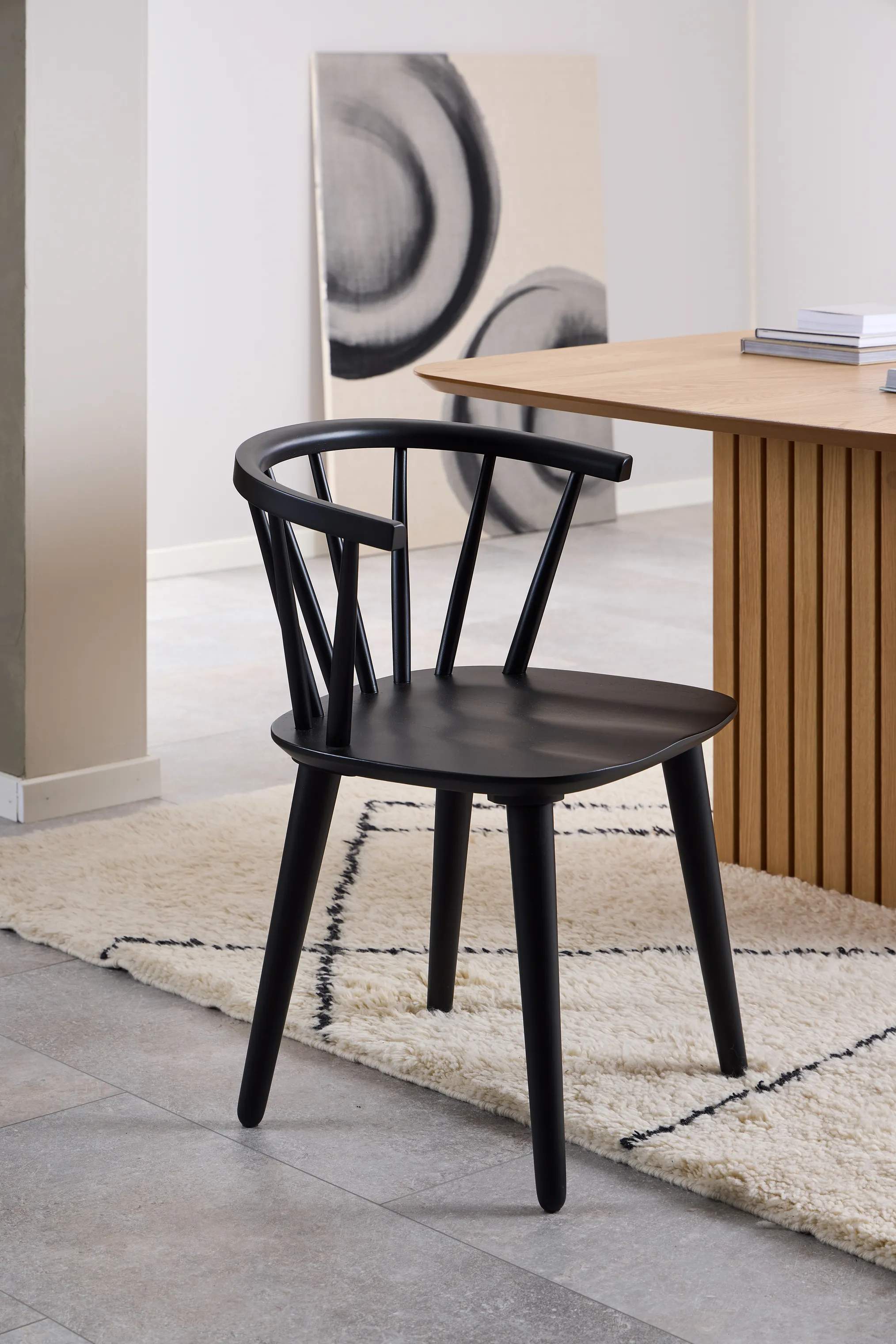 CASA Living Spisebordsstole Ida Spisebordsstol - 2 stk i Mat sort, 2