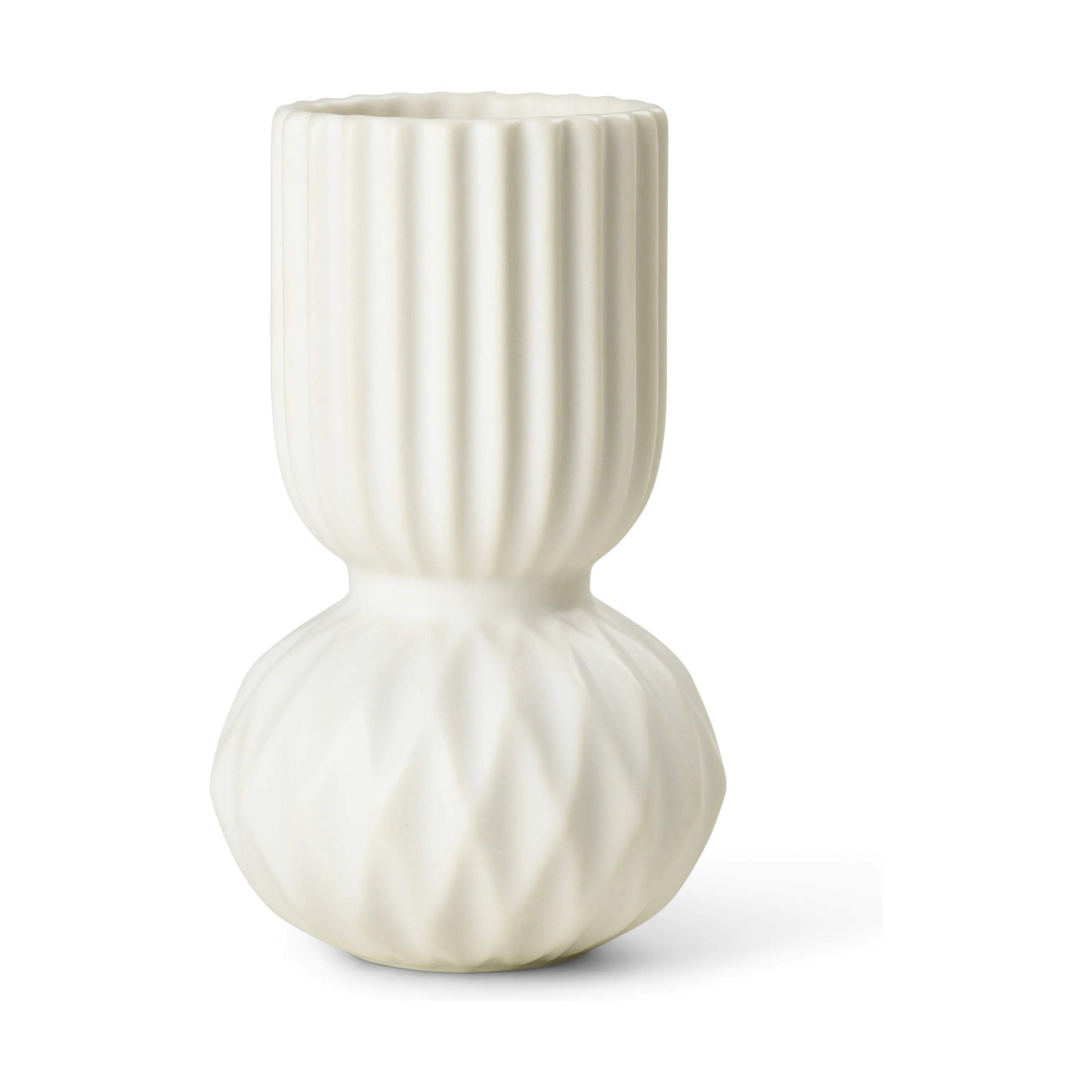Samsurium Rufflebell Vase, hvid, large
