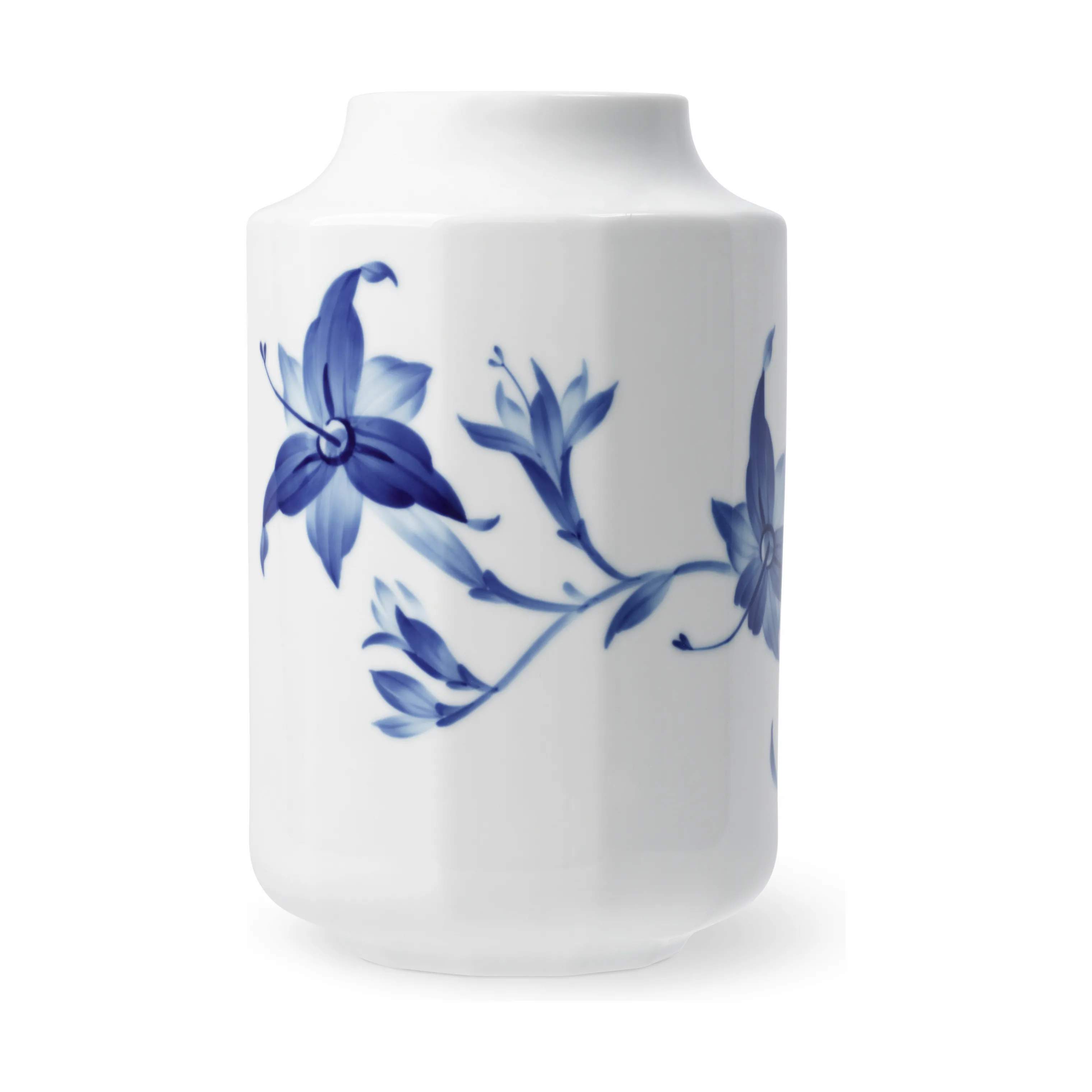 Royal Copenhagen Vaser Blomst Vase - Daglilje i Hvid/blå, 19 cm, 4