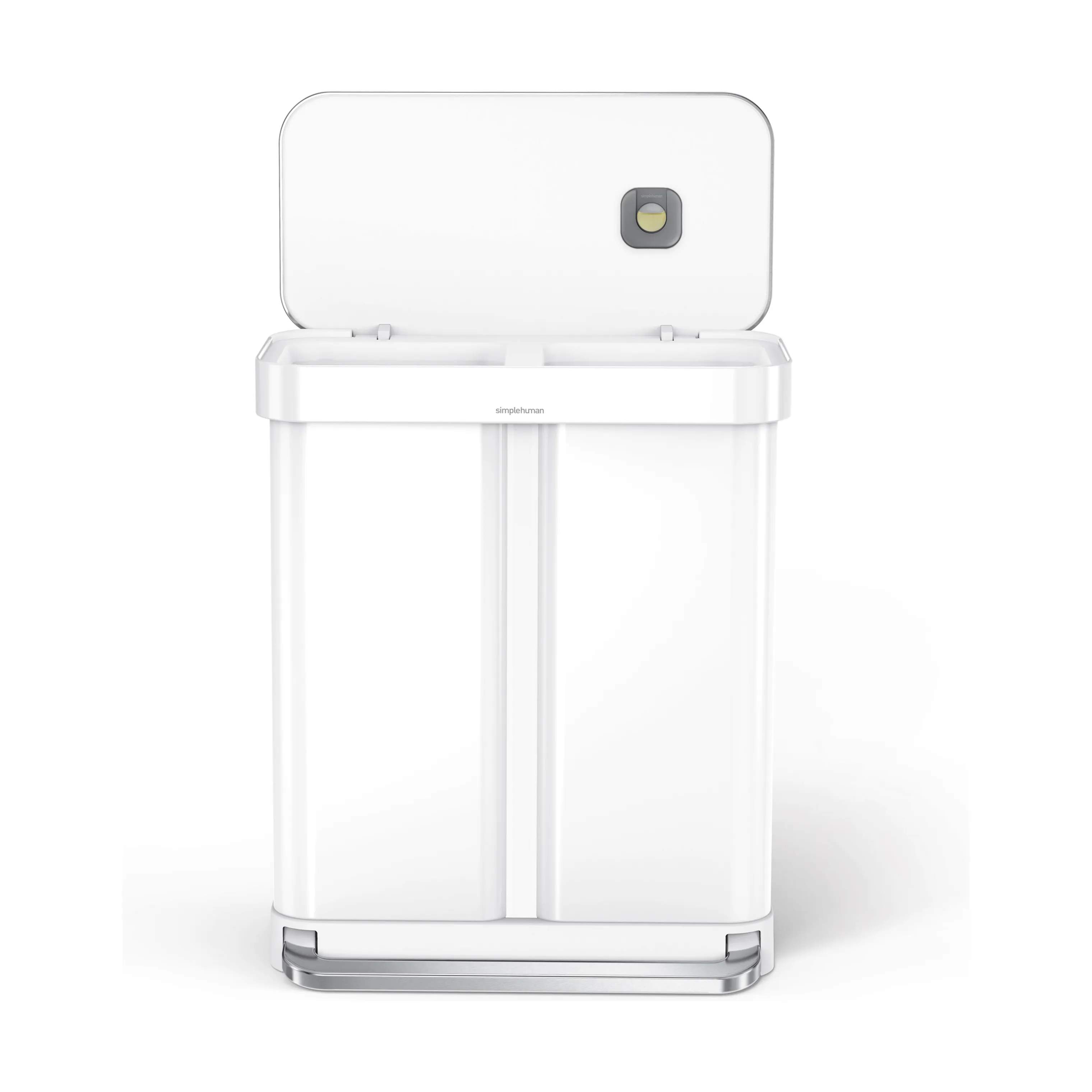 Simplehuman Pedalspande Dual Pedalspand i Hvid, 2
