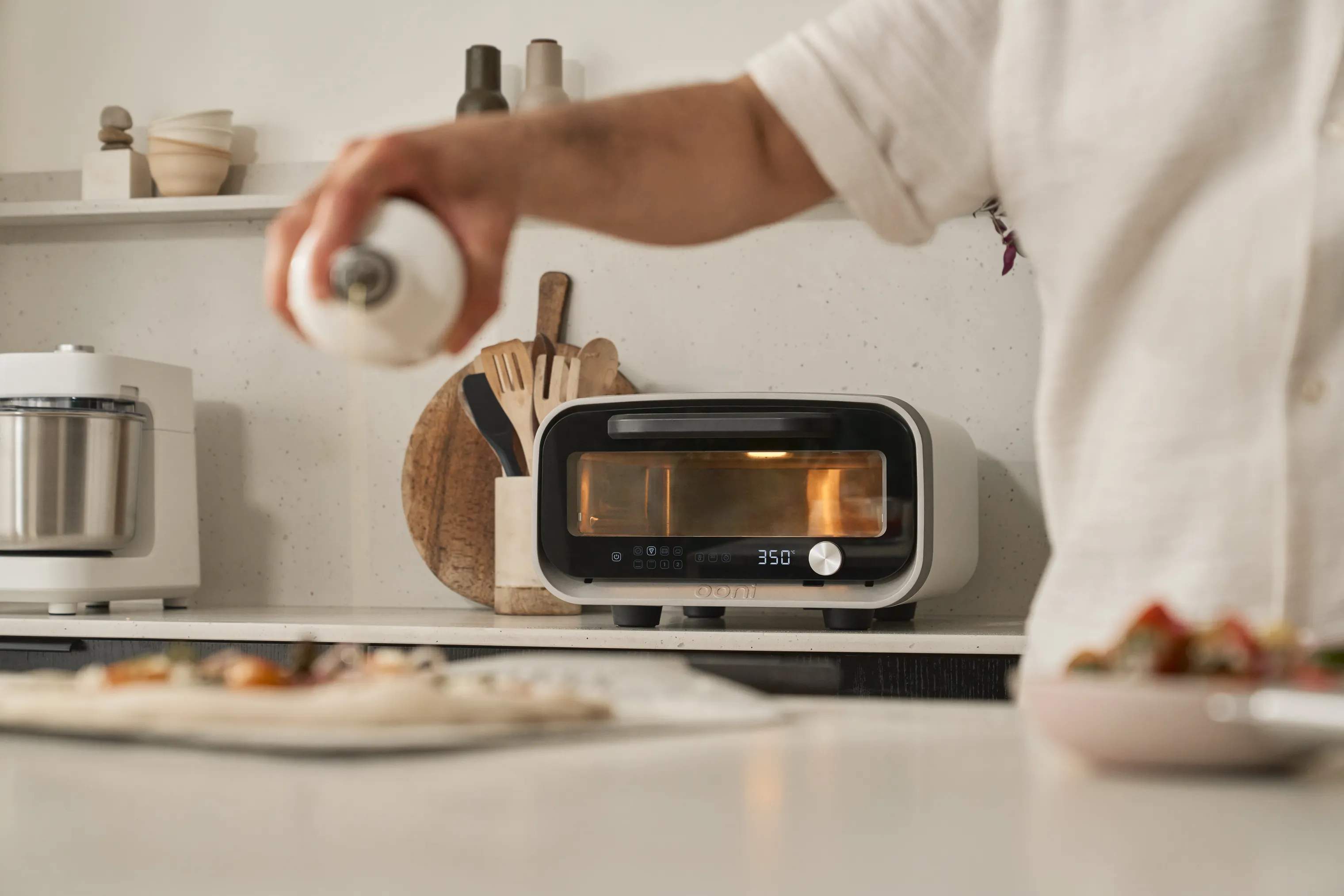 Ooni Pizzaovne Volt 2 Elektrisk Pizzaovn i Hvid, 3