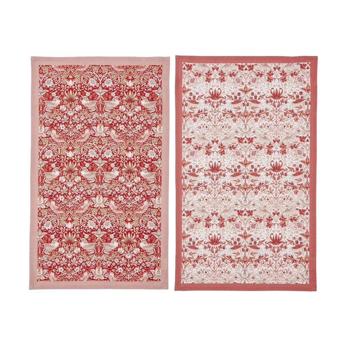 Spode Viskestykker Morris & Co Vistestykke - 2 stk. i Lyserød/Grøn/blå, 1