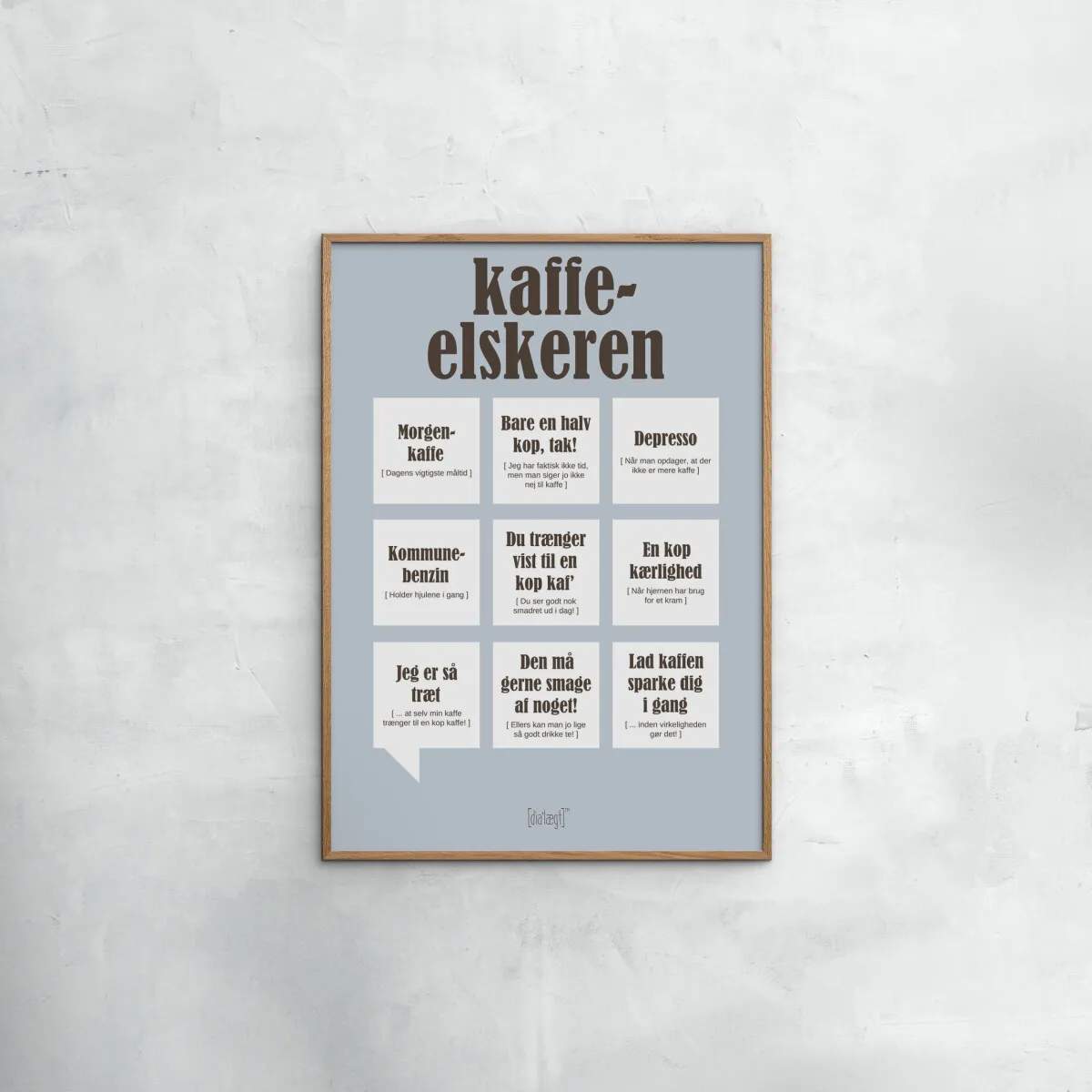 Poster&Frame Plakater Plakat - Kaffeelskeren i B21 x L29,7 cm, 2