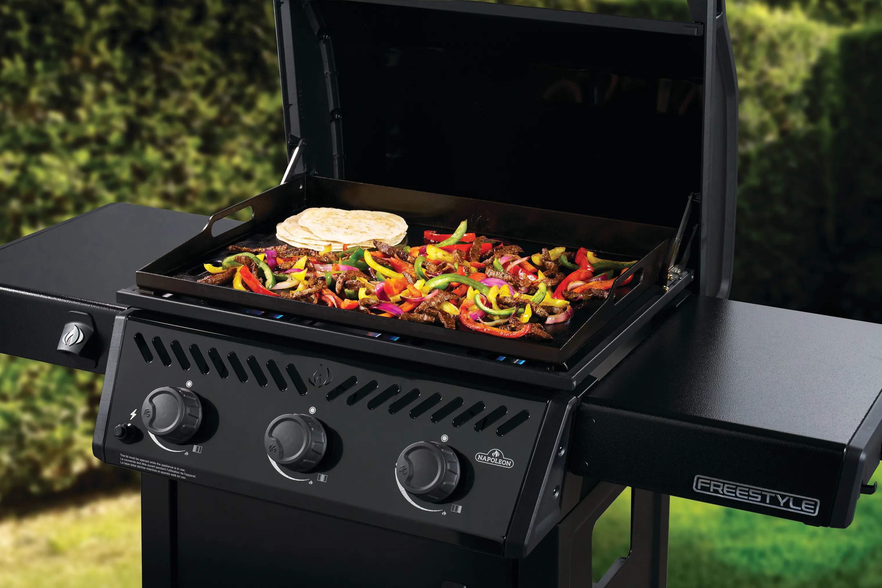 Napoleon Gasgrill 24'' Freestyle Plancha Grill i Sort, 8