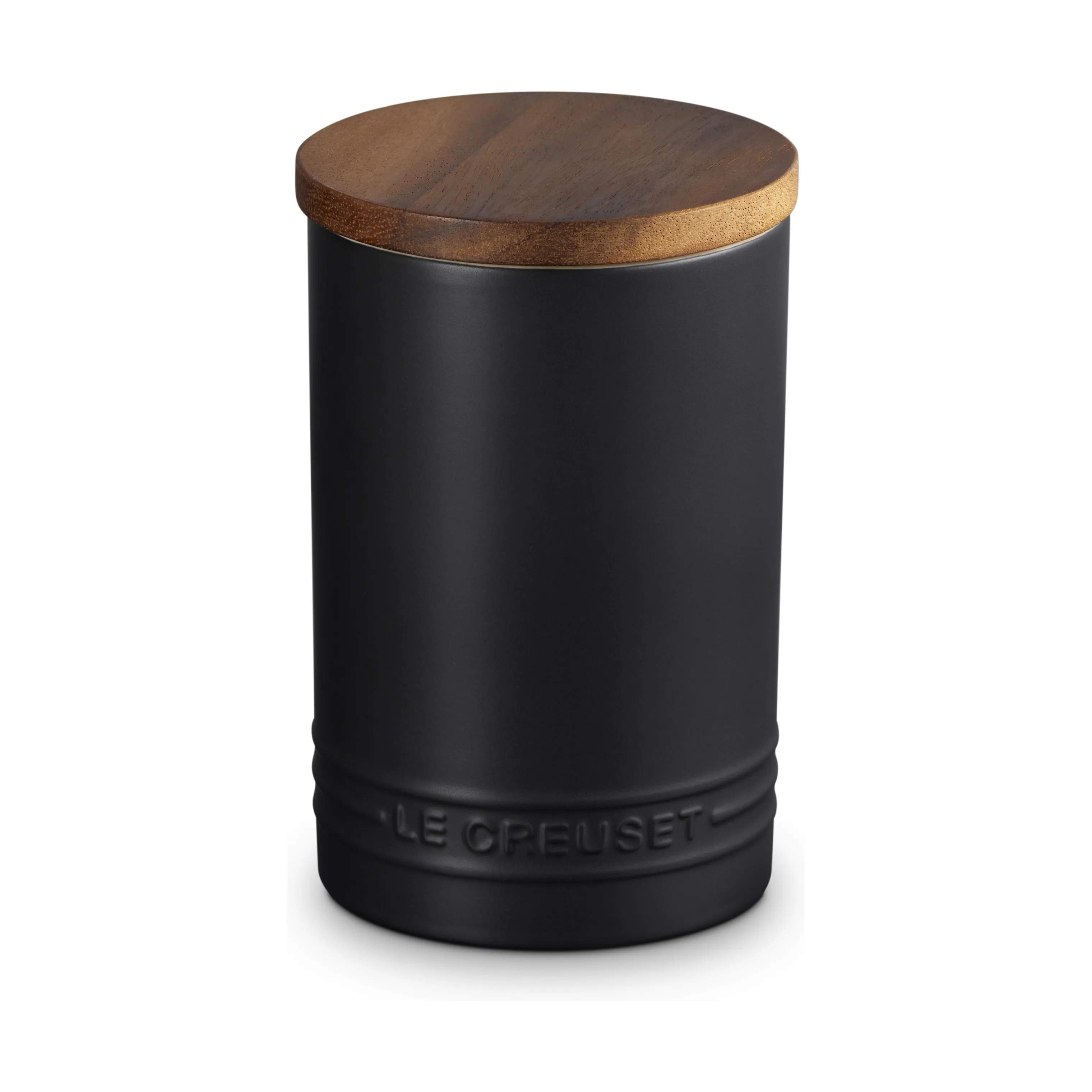 Le Creuset Opbevaringskrukker Signature Opbevaringskrukke m. Låg i Matte Black, 770 ml, 1