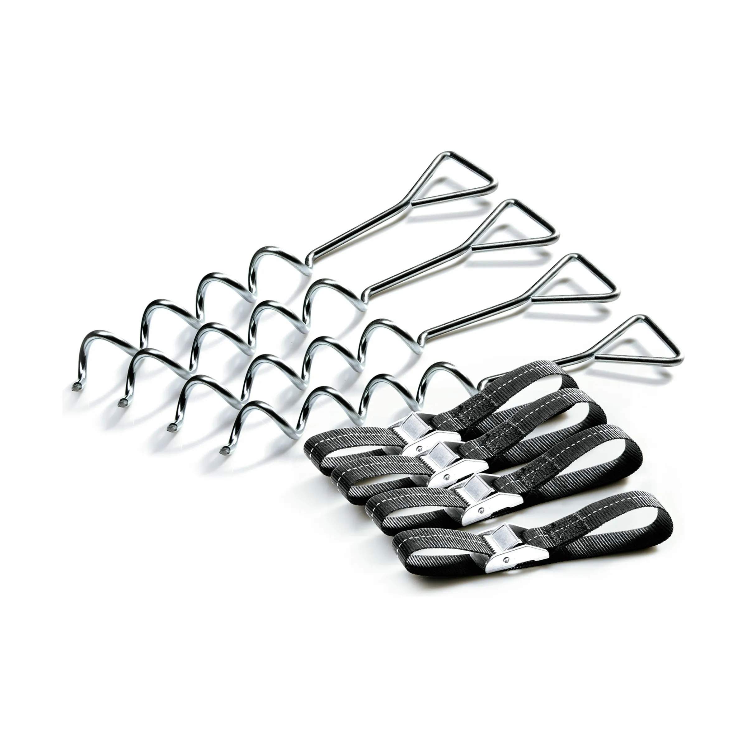 Salta Trampoliner Stormanker til trampolin - 4 stk. i Krom, 1