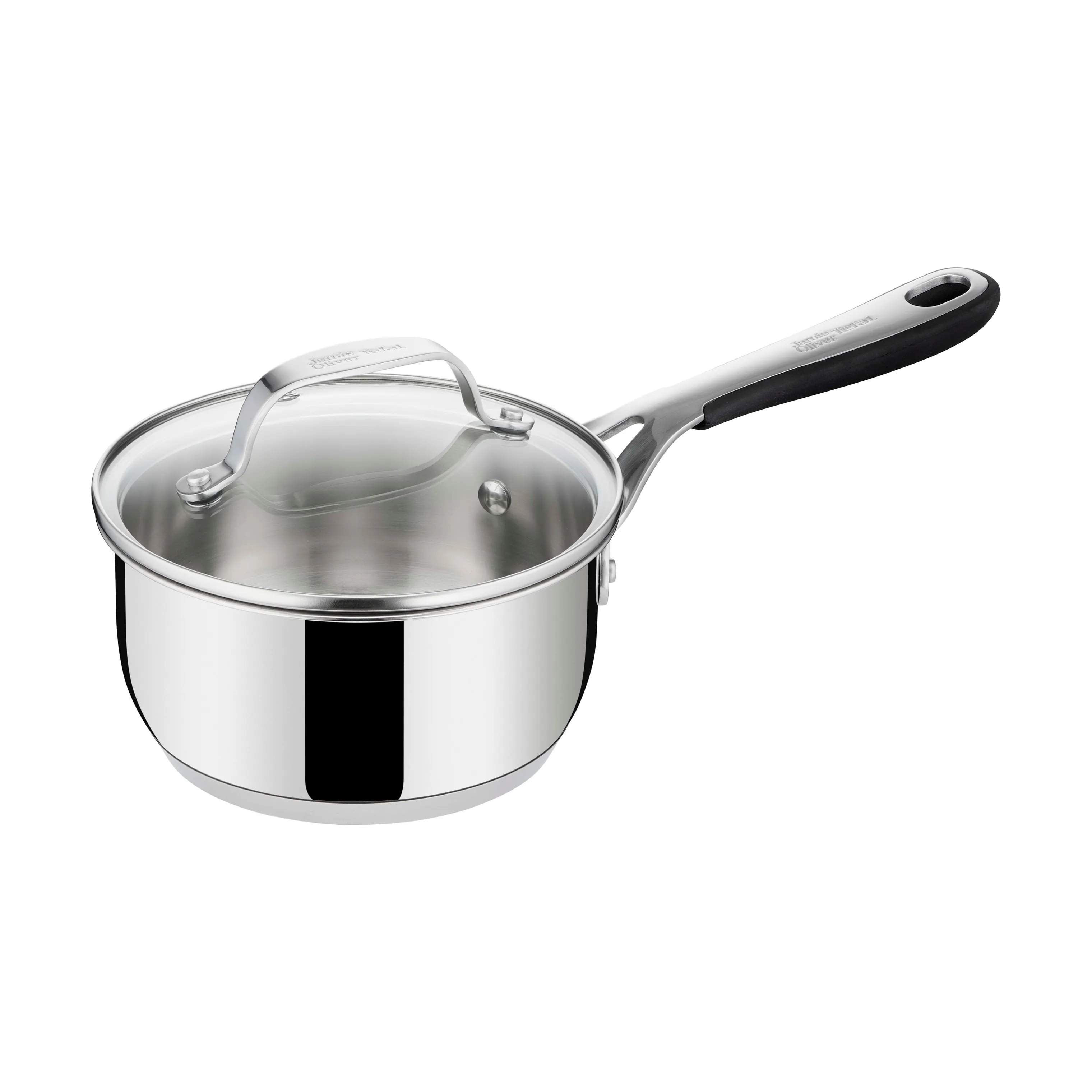 Jamie Oliver by Tefal Grydesæt Kitchen Essential Essential Grydesæt - 6 dele i Sølv, 3