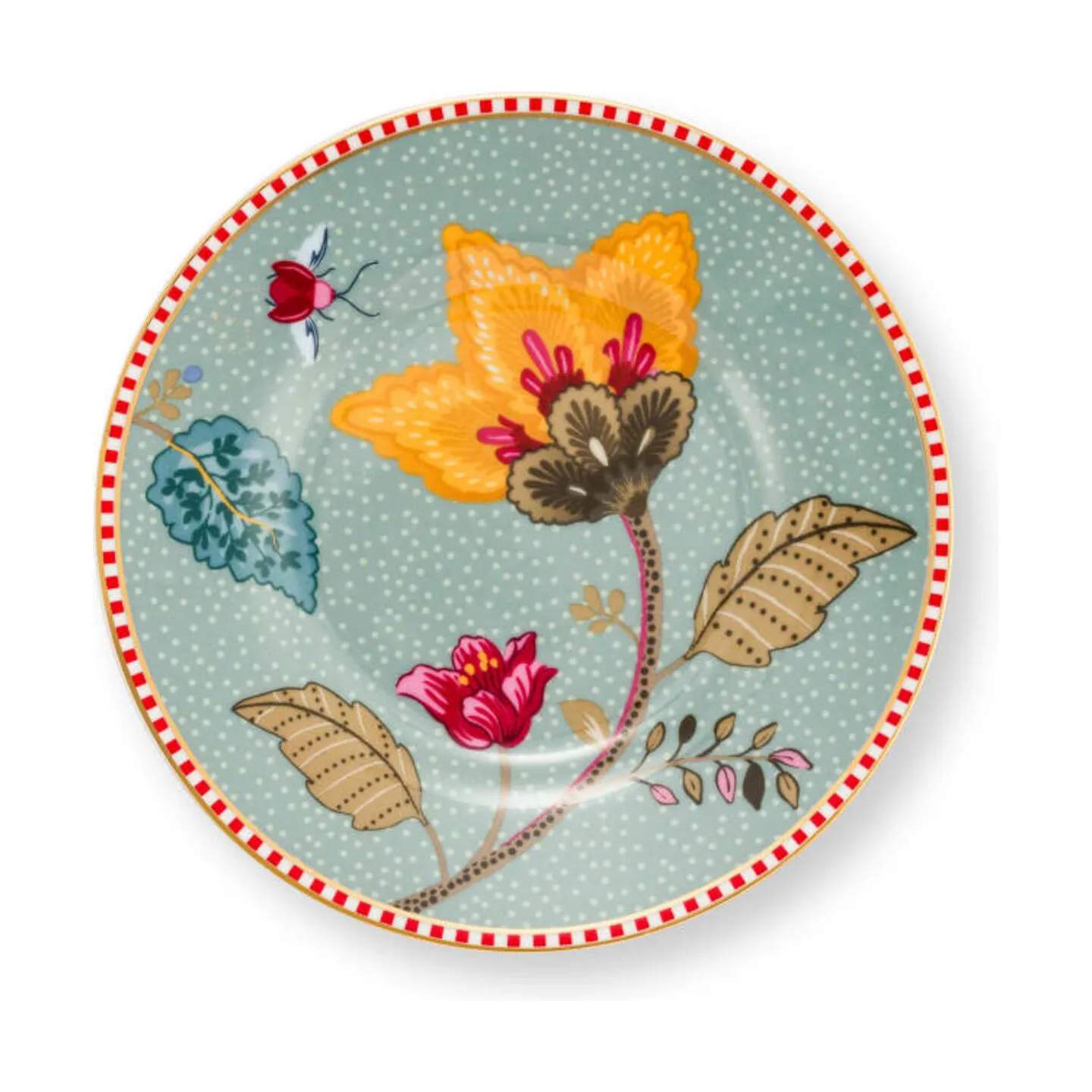 PIP Studio Serveringsfade Blooming Tales Petit four fad i Blue, 1