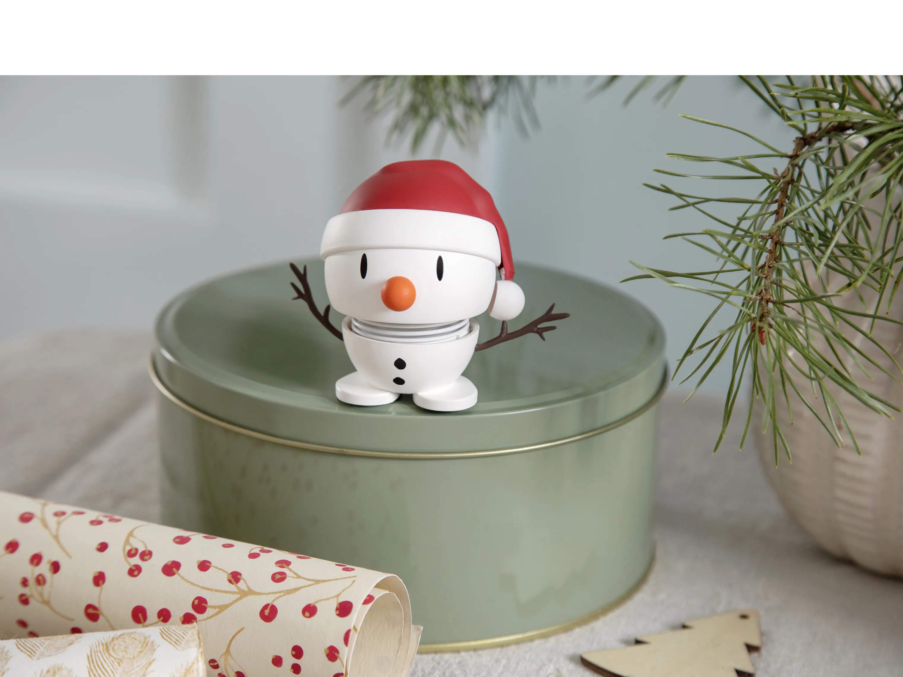 Hoptimist Julefigurer Hoptimist Soft Santa Snowman i White, 3