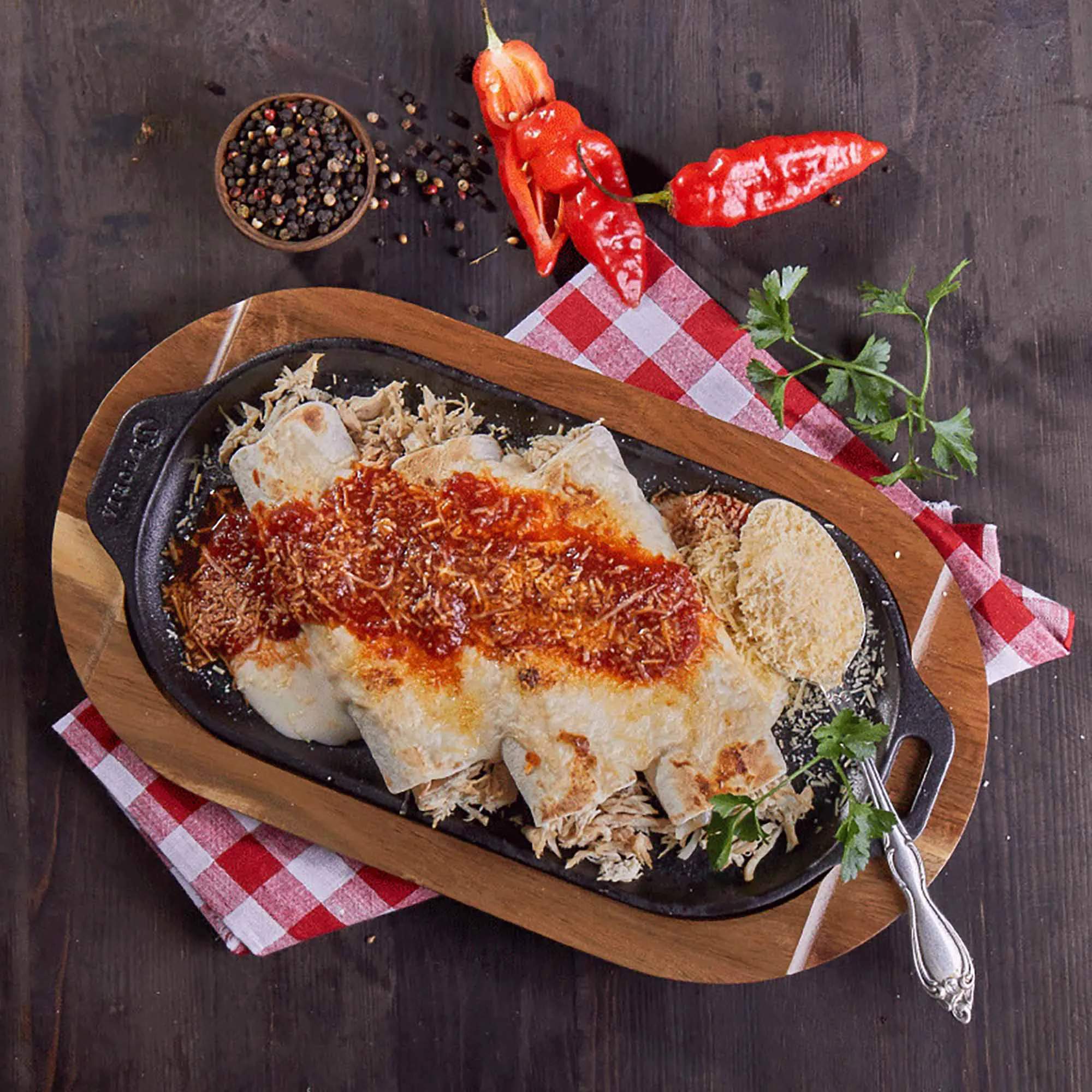 Victoria Stegepander Seasoned Grillplade i sort, 3