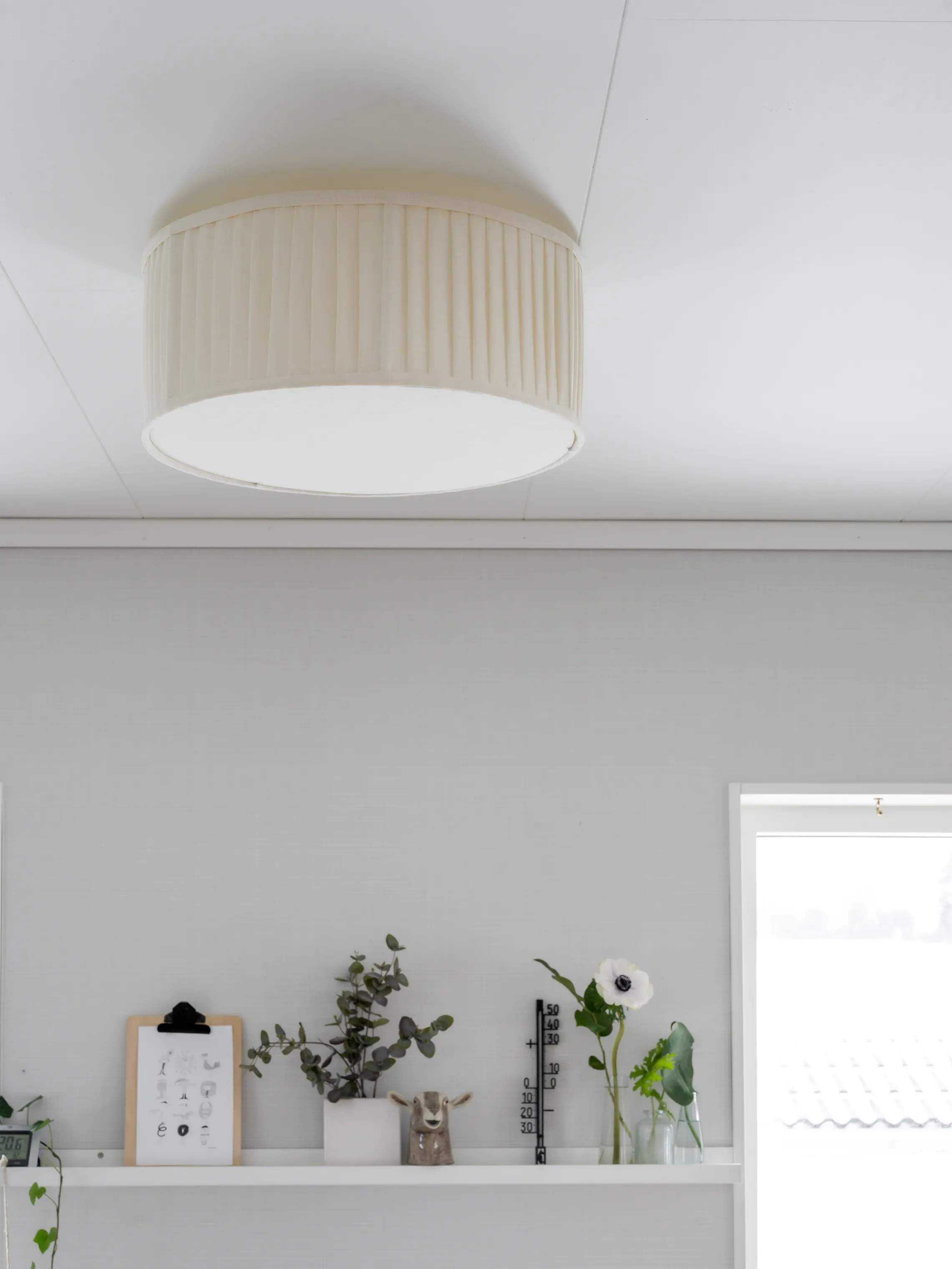 PR Home Loftlamper Plissé Loftlampe i Offwhite, 3