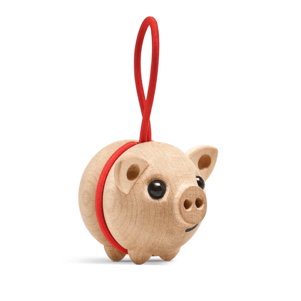 FableWood Dyrefigurer Mini Gris - Babe i Natur, 1