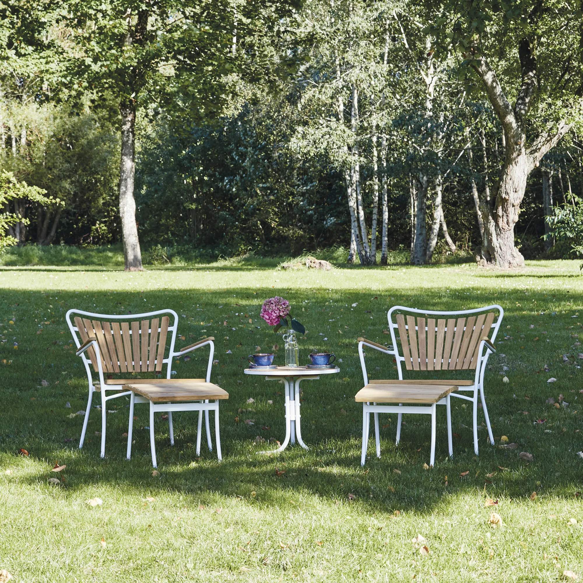 Mandalay Loungestole Marguerit Skammel til loungestol i Hvid, 2