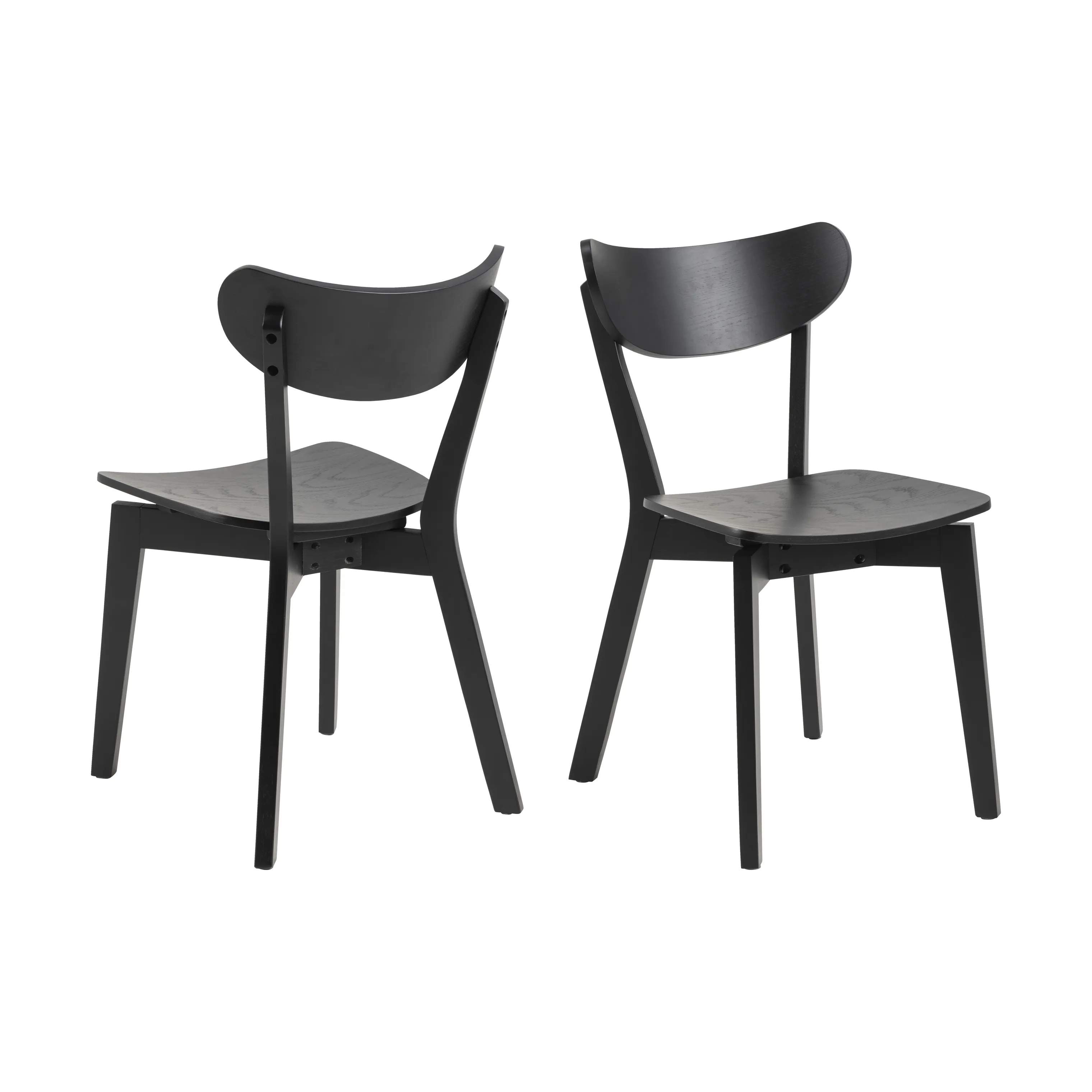 CASA Living Spisebordsstole Roxby Spisebordsstol - 2 stk. i mat sort, 1