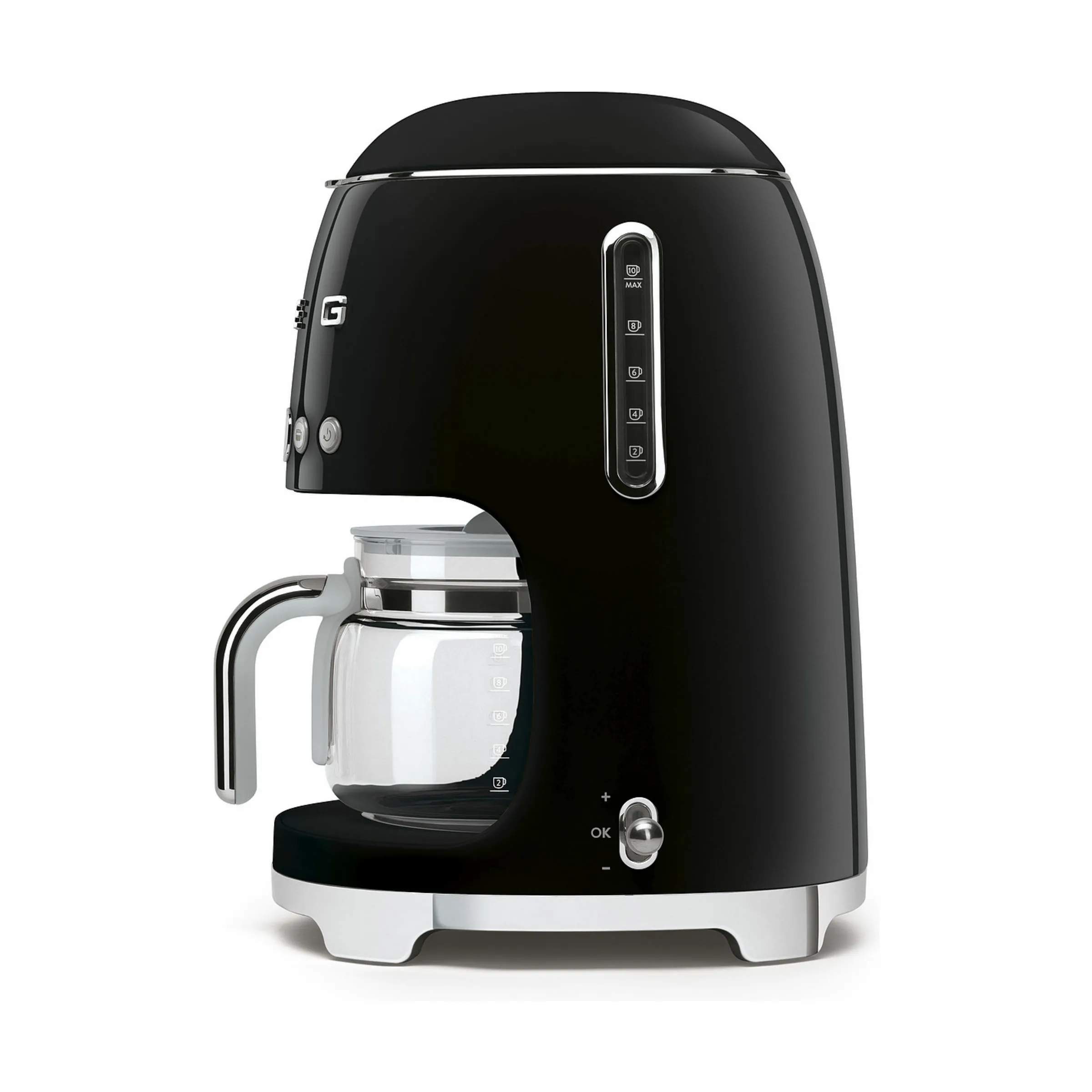 Smeg Kaffemaskiner 50's Style Kaffemaskine i Sort, 3