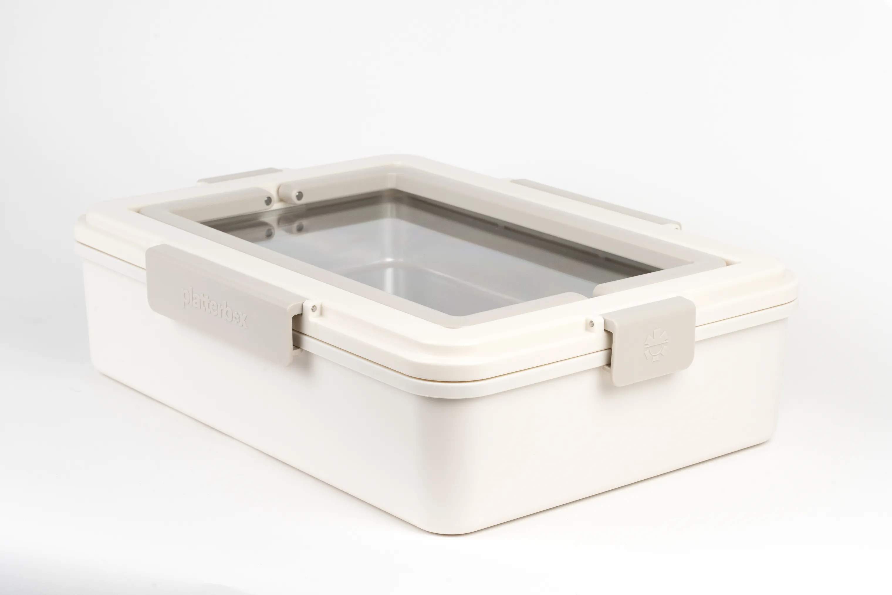 Platterbox Opbevaringsbokse Snack Box i Creme, 3