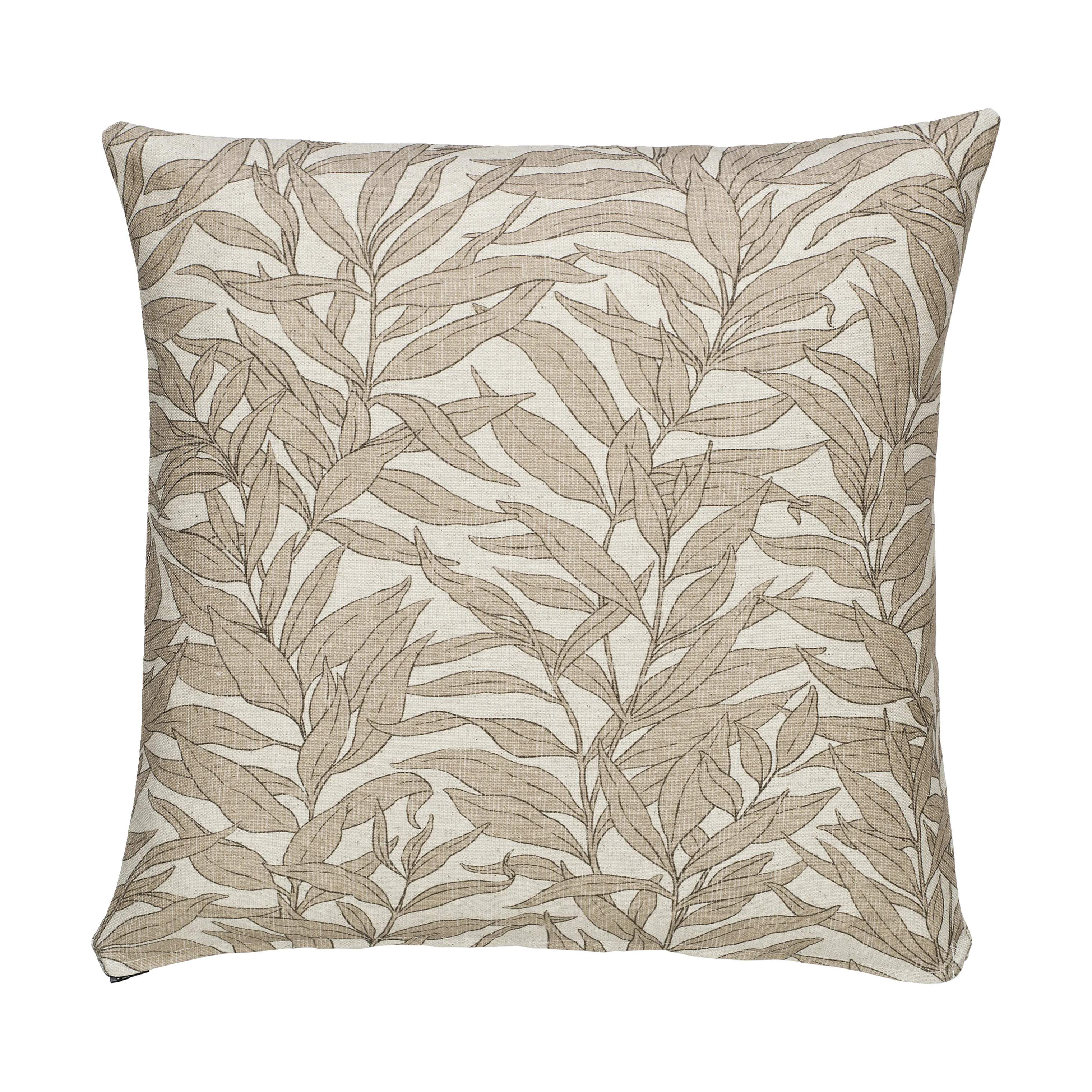 Svanefors Pyntepudebetræk Blad Pudebetræk i Beige, 1