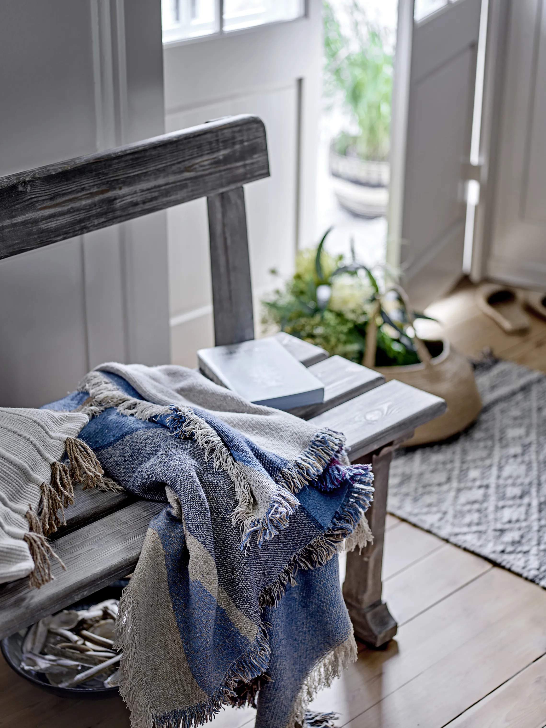 Creative Collection Plaider Maji Plaid i Blå, 5