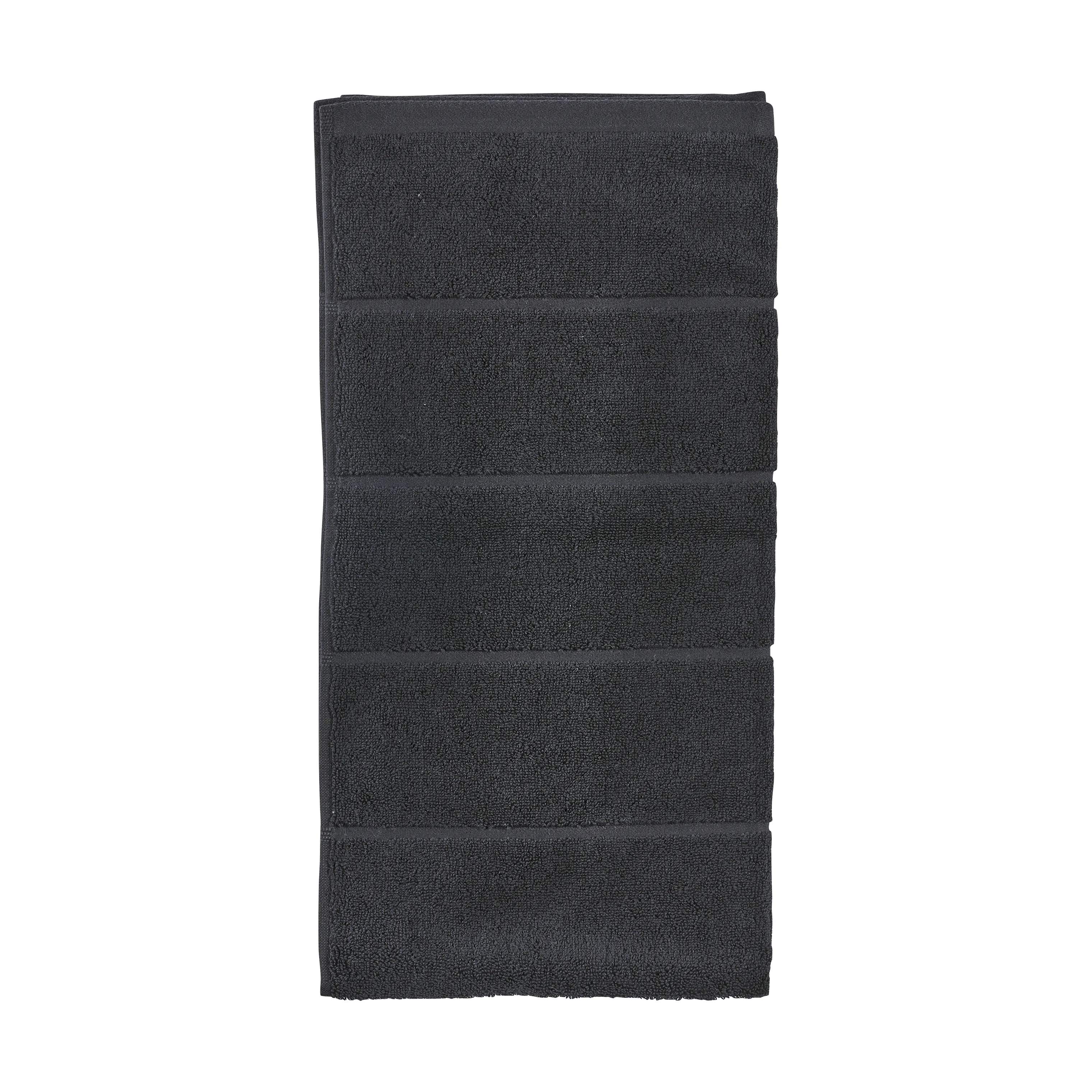 Zone Håndklæder Sauna Håndklæde i Sort, B50 x L70 cm, 1
