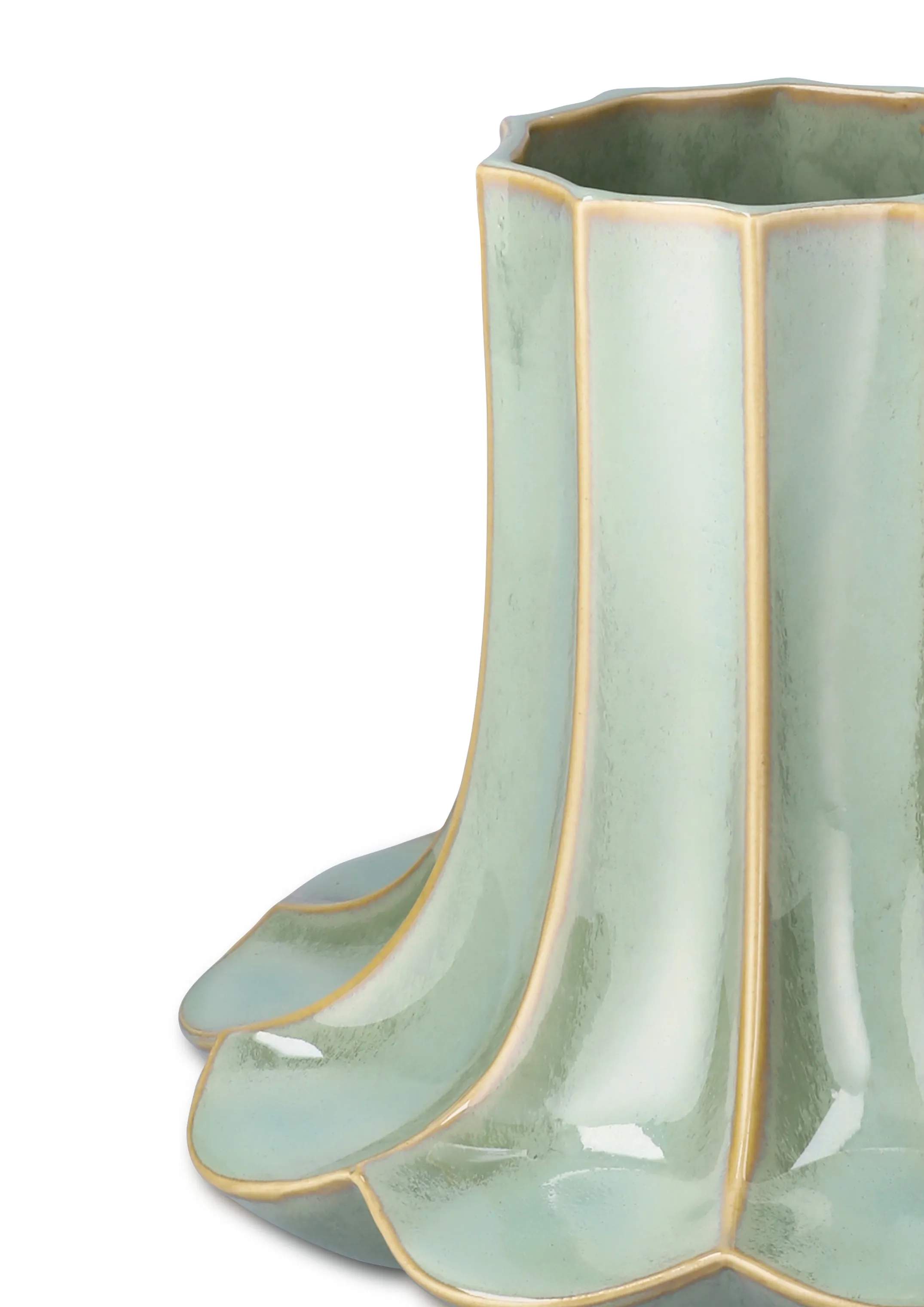 Kähler Vaser Kantarel Vase i Grøn, 2