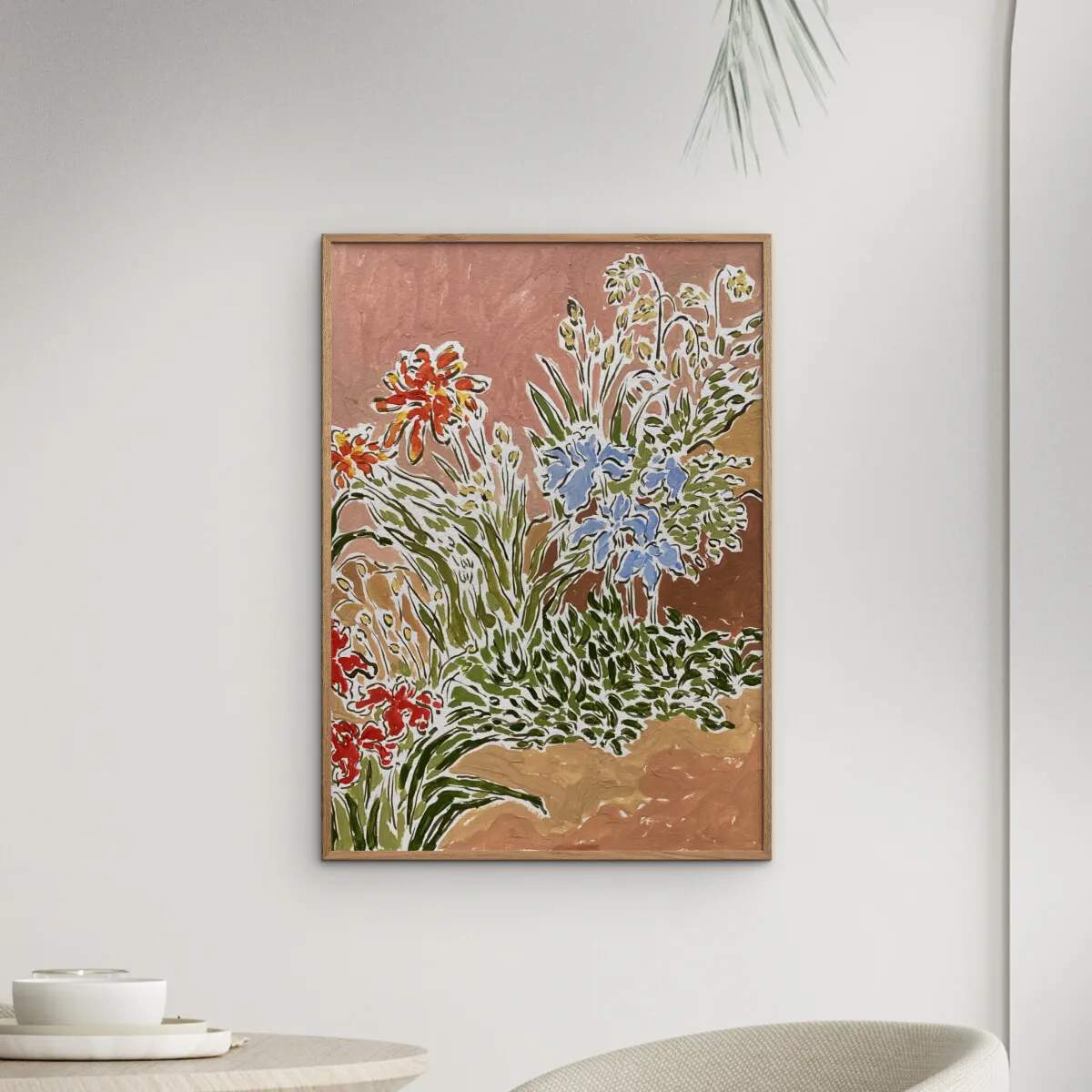 Poster&Frame Plakater Plakat - Garden corner i B30 x L40 cm, 2