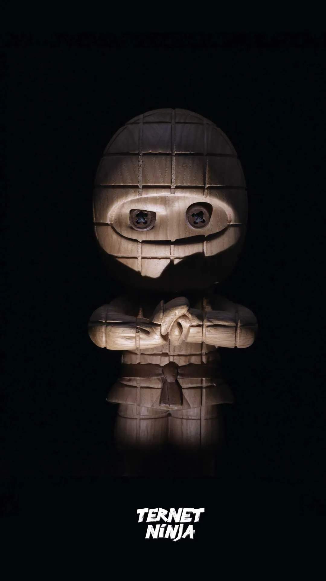 BOYHOOD Øvrige figurer Ternet Ninja træfigur i 24 cm, 2