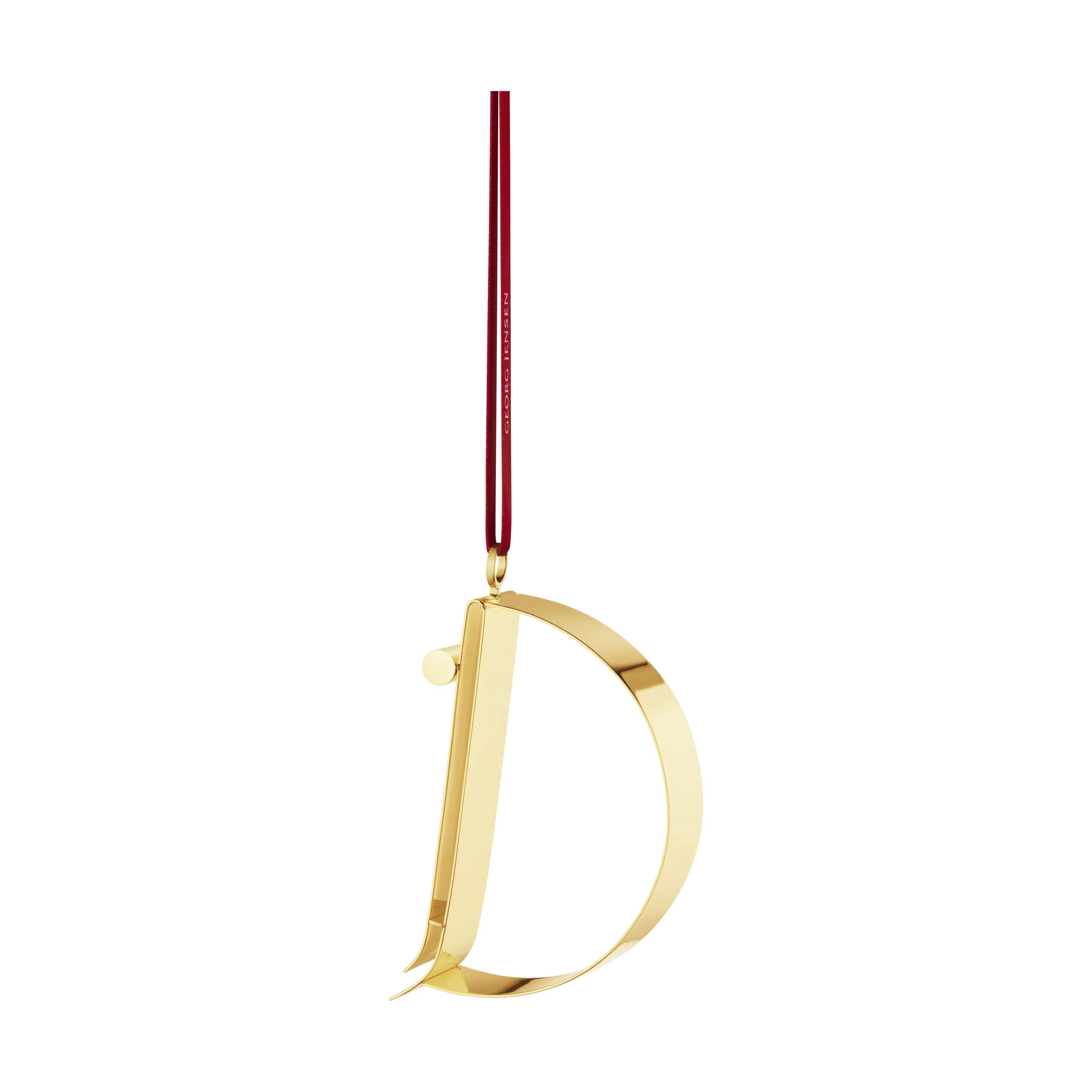 Georg Jensen Juleophæng Seasonal Christmas Collection Bogstavornament - D i D, 1