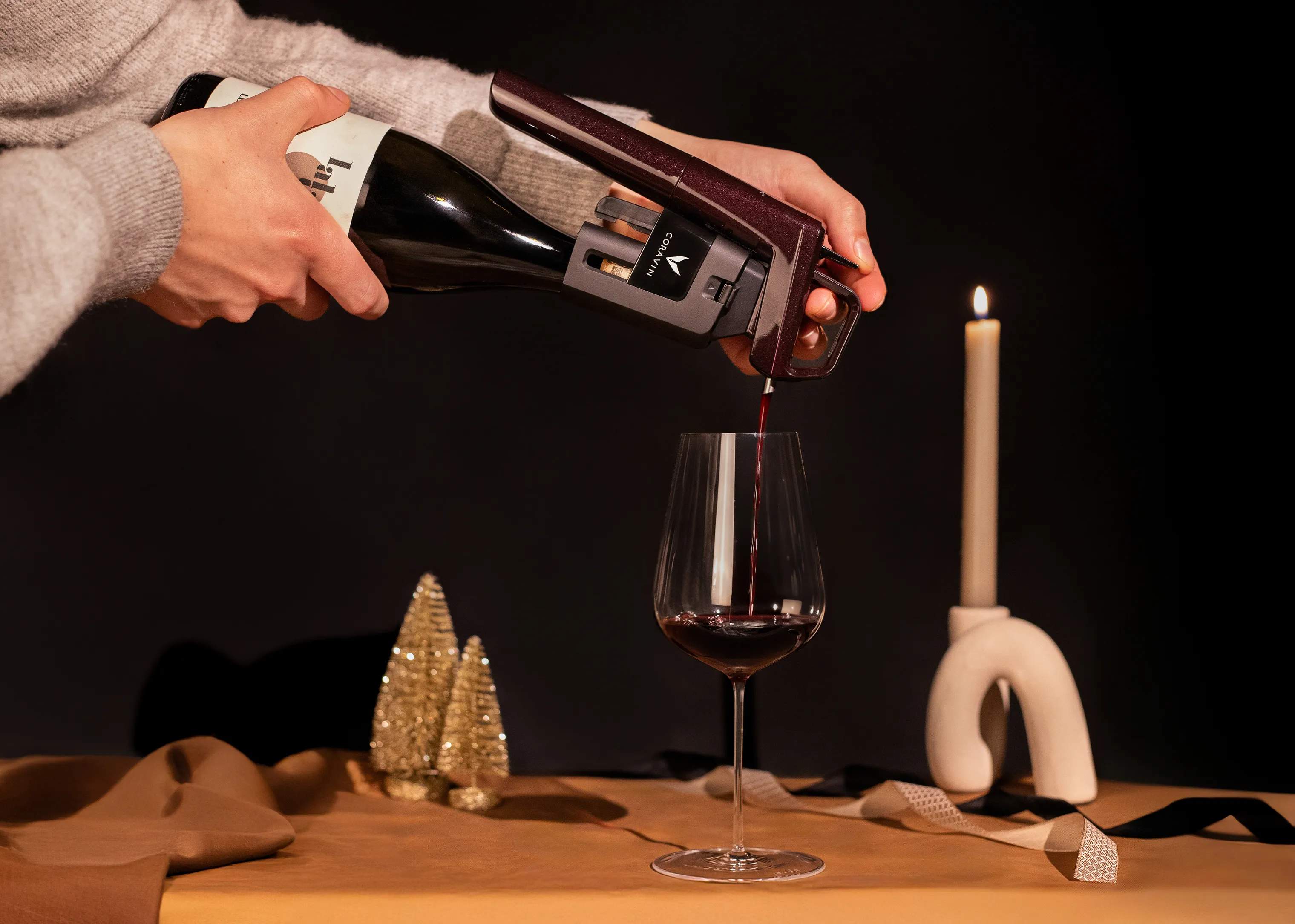 Coravin Vinpropper Limited Edition Timeless Six+ Vinsystem i Rubinrød, 3